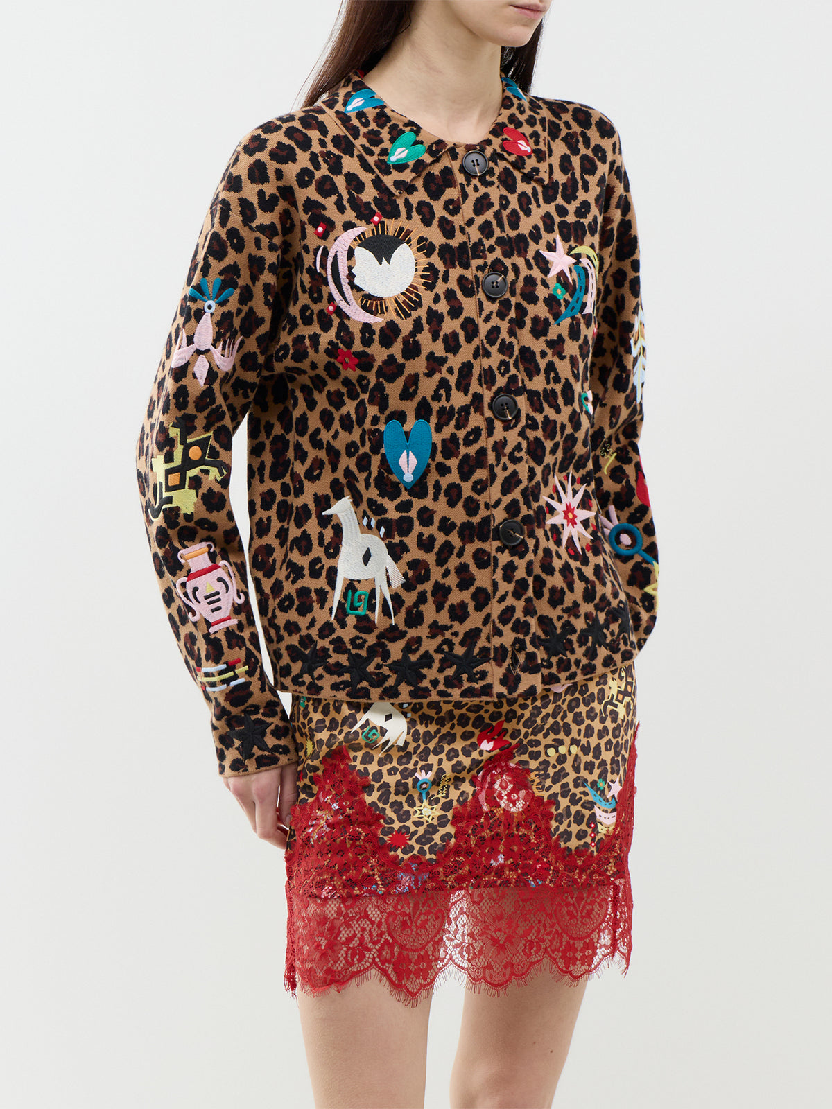Leopard Dusk Ayla Cardigan