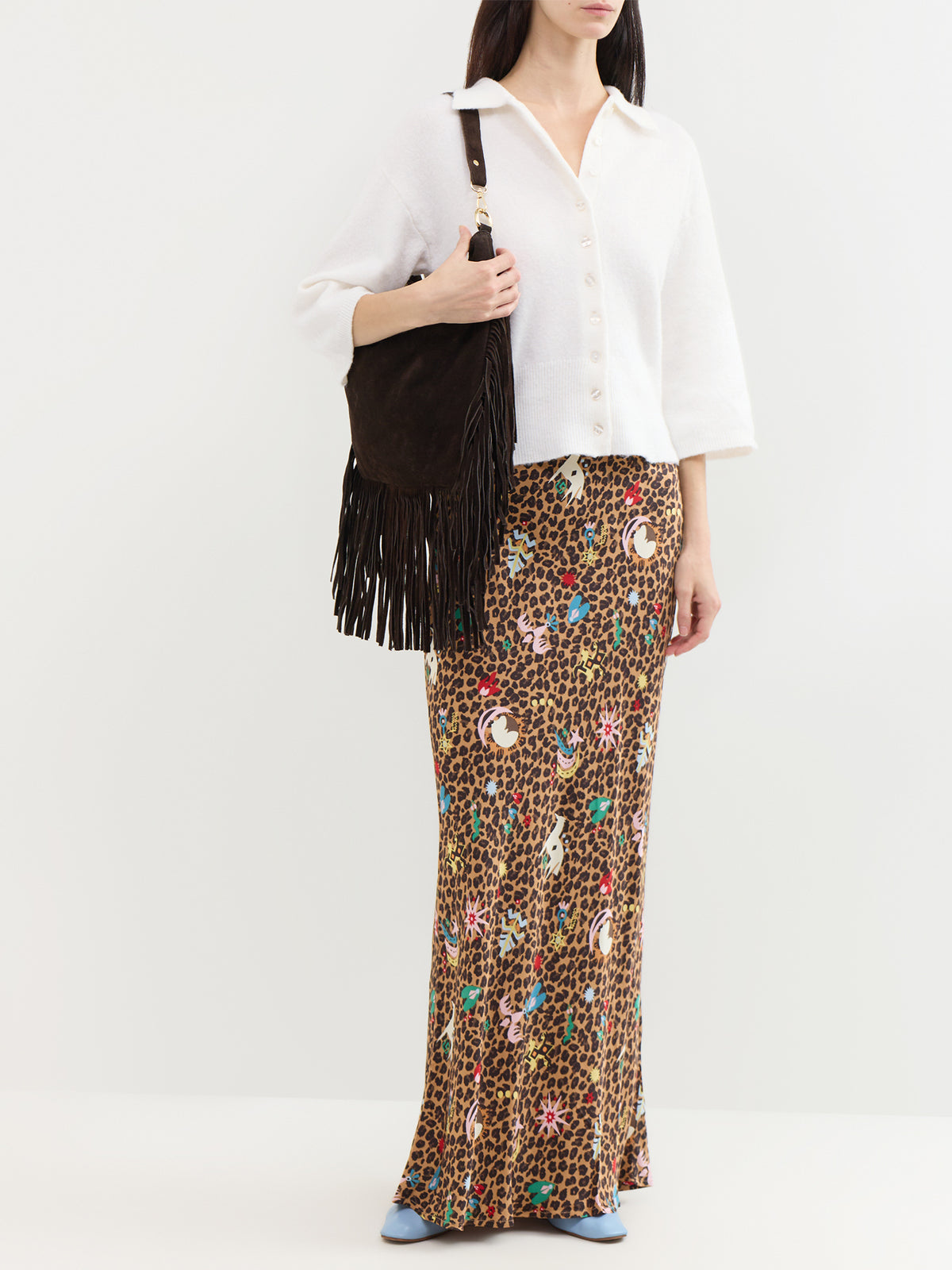 Leopard Dusk Dorris Maxi Skirt - Multi