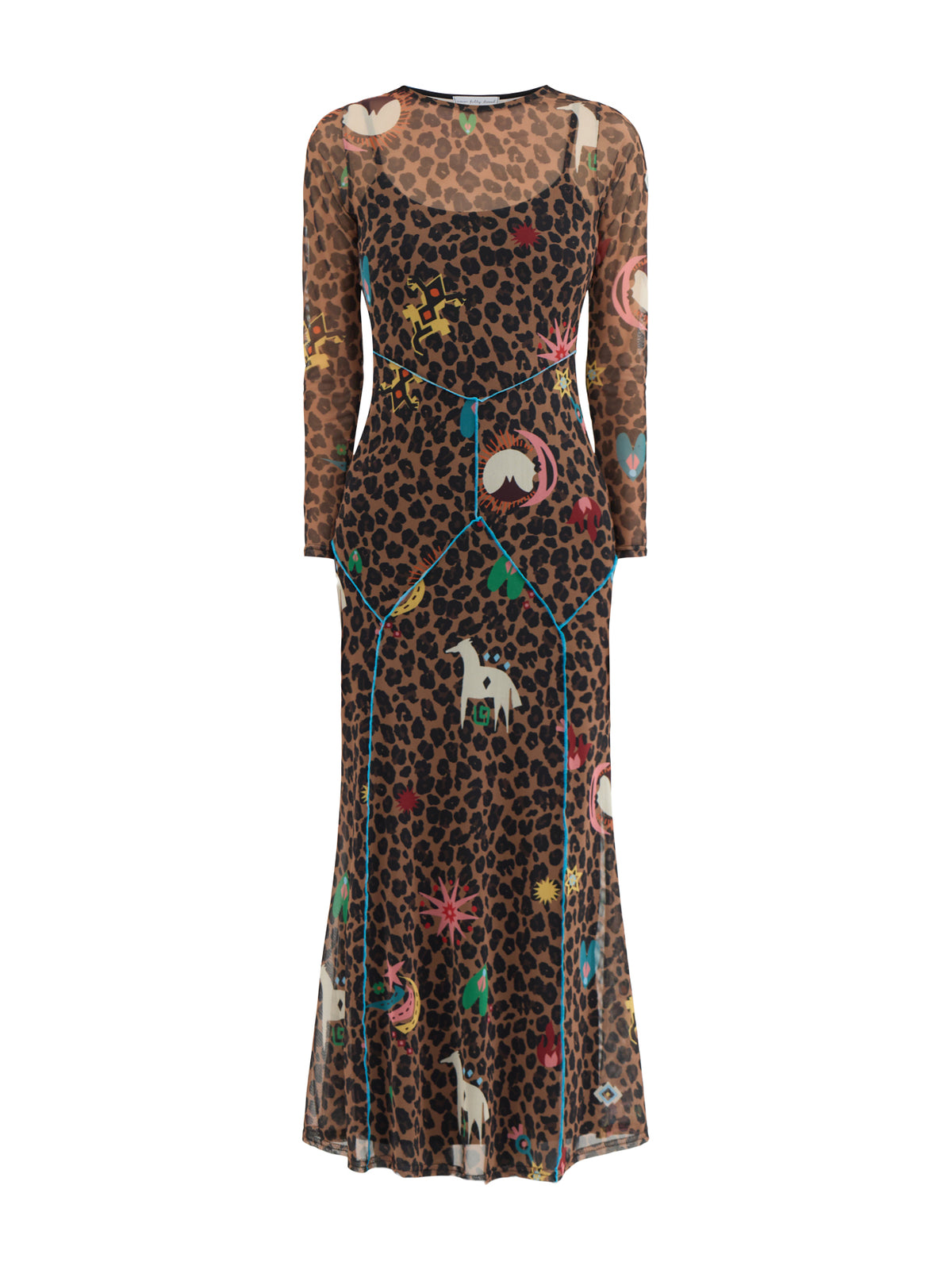 Leopard Dusk Cleo Maxi Dress - Multi