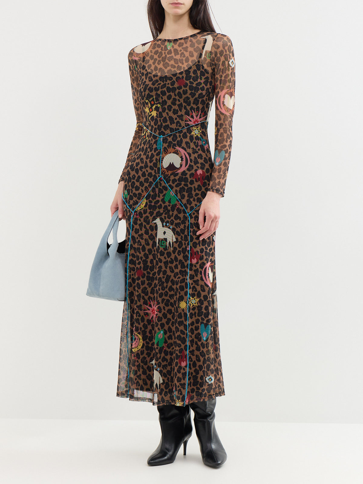 Leopard Dusk Cleo Maxi Dress - Multi