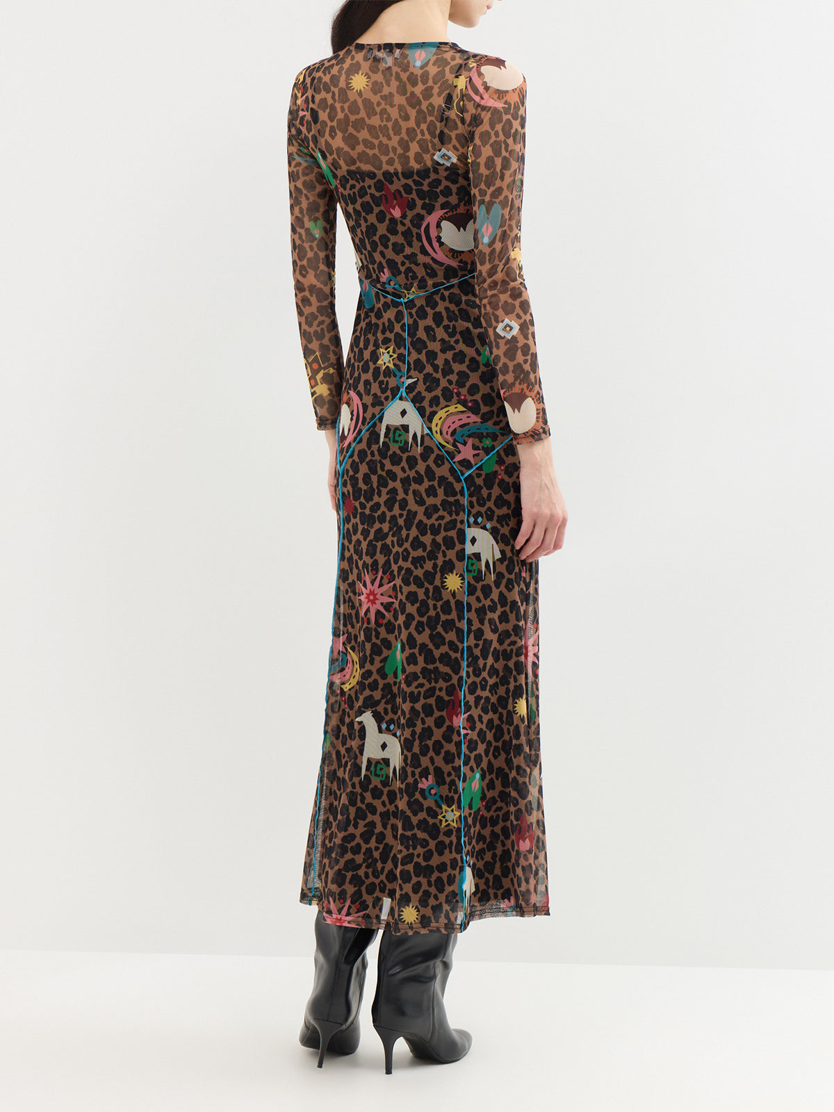 Leopard Dusk Cleo Maxi Dress - Multi