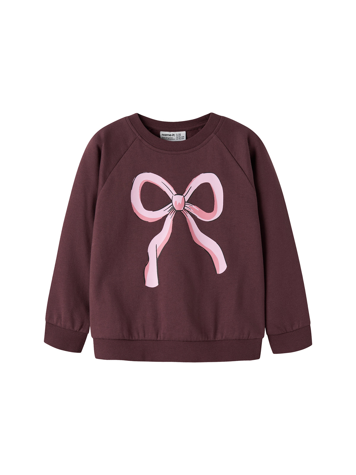 Girls' Venus Cotton Long-Sleeved Sweatshirt - Catawba Grape