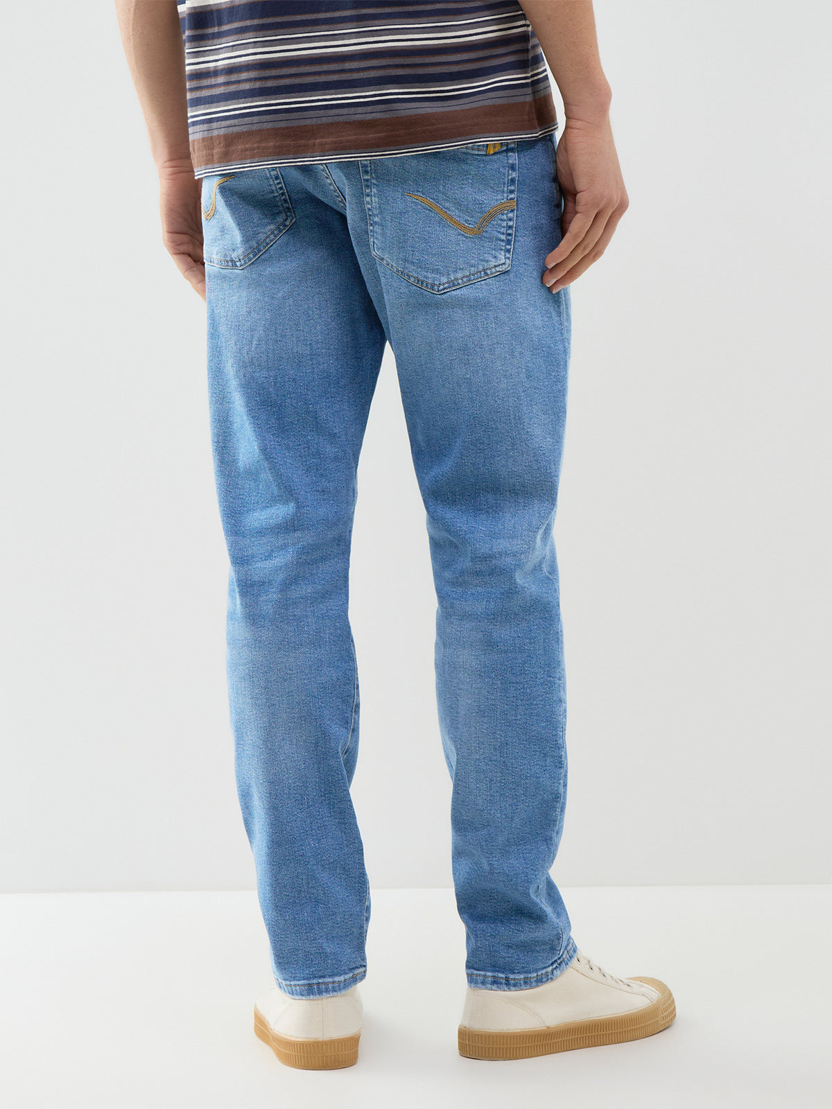 Weft Regular Fit Straight Leg Jeans