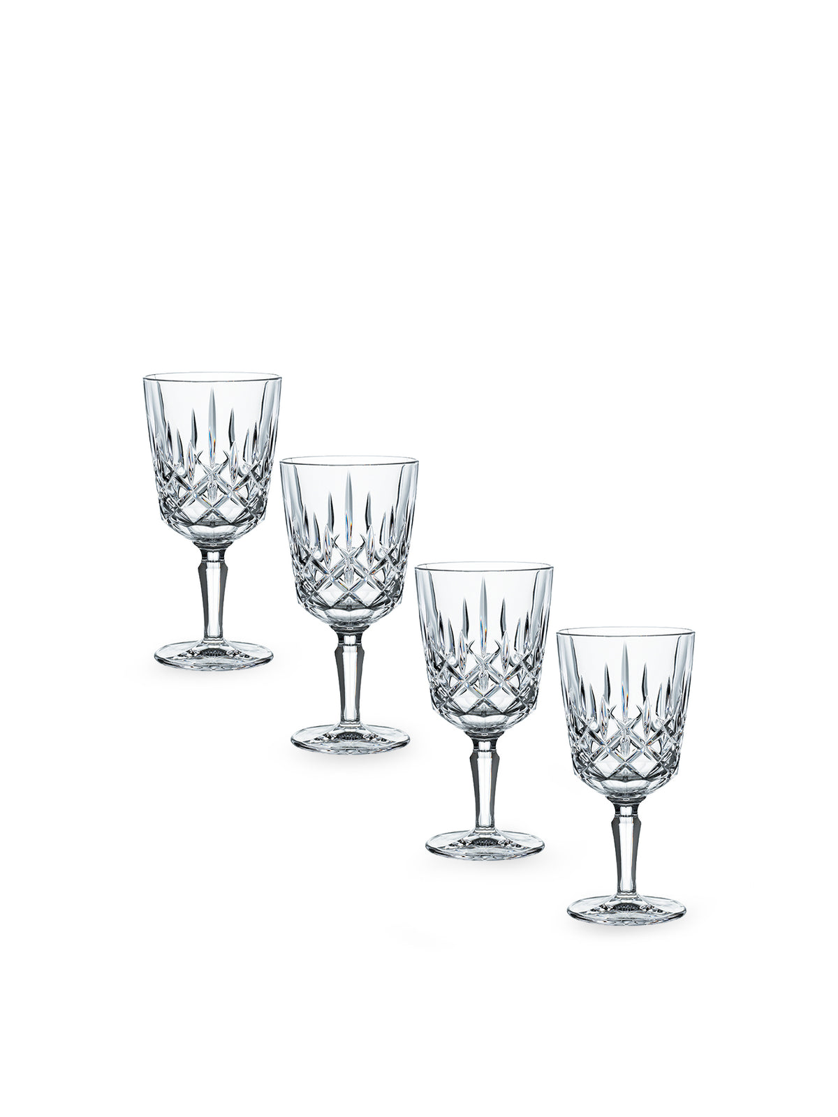 Glass Cocktail & Wine Glasses Set Of 4