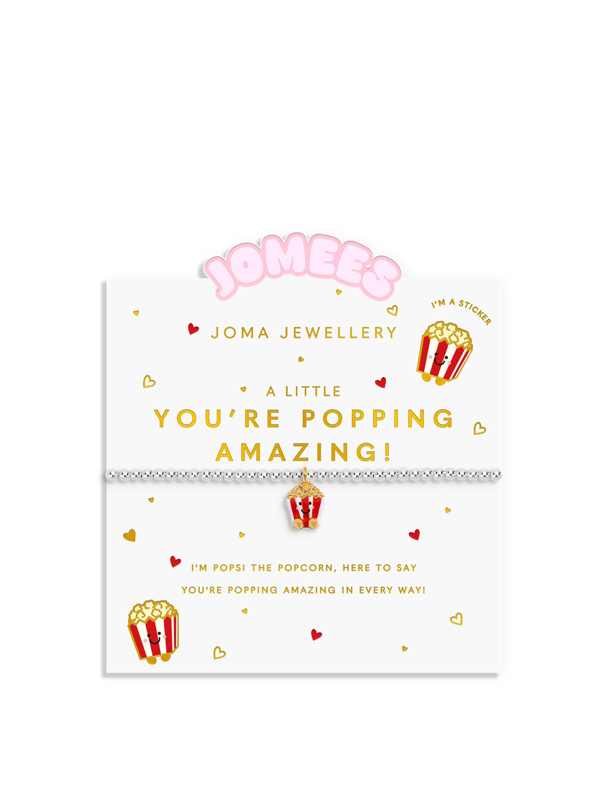 A Little Jomees You're Popping Amazing Silver & Gold-Plated Bracelet