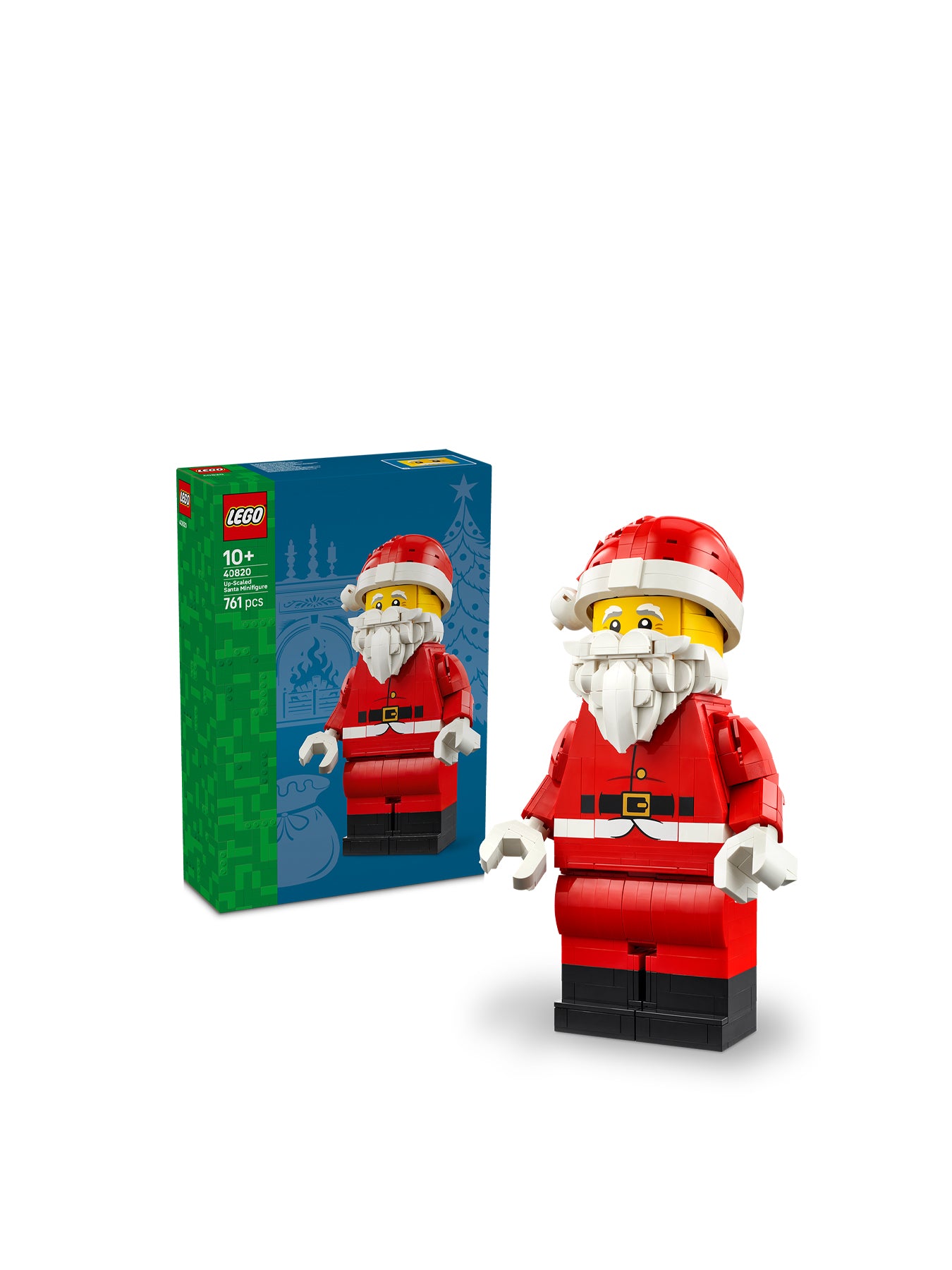 Up-Scaled Santa Minifigure Construction Set