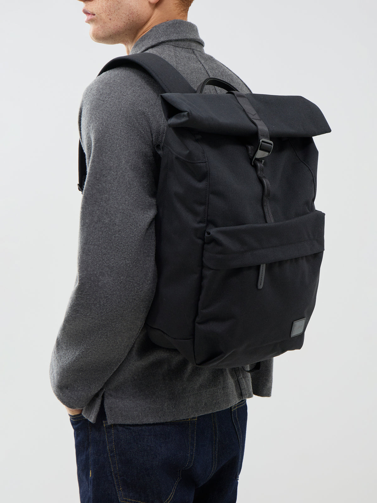 Classic Rolltop Backpack Black