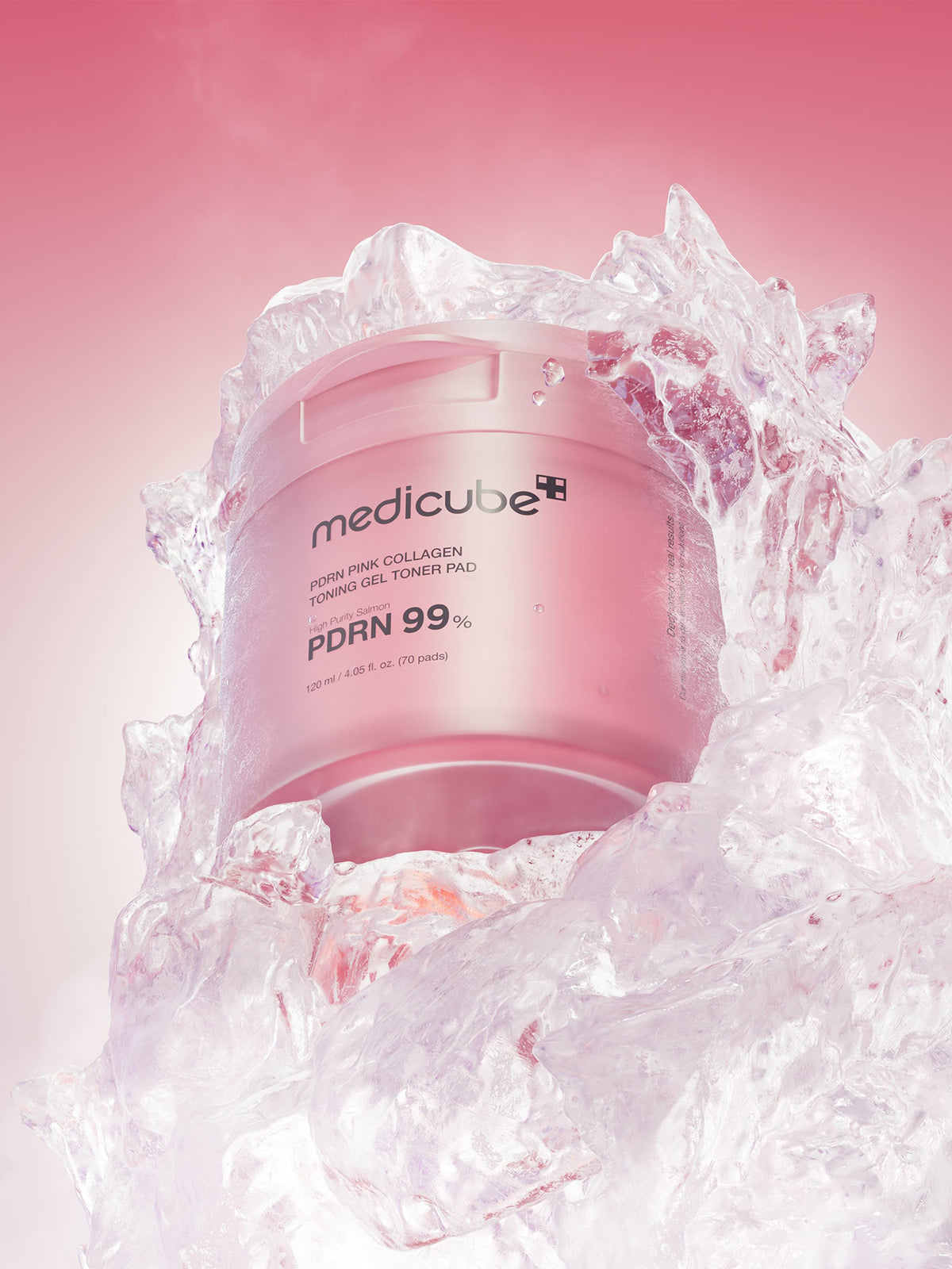 PDRN Pink Collagen Toning Gel Toner Pads