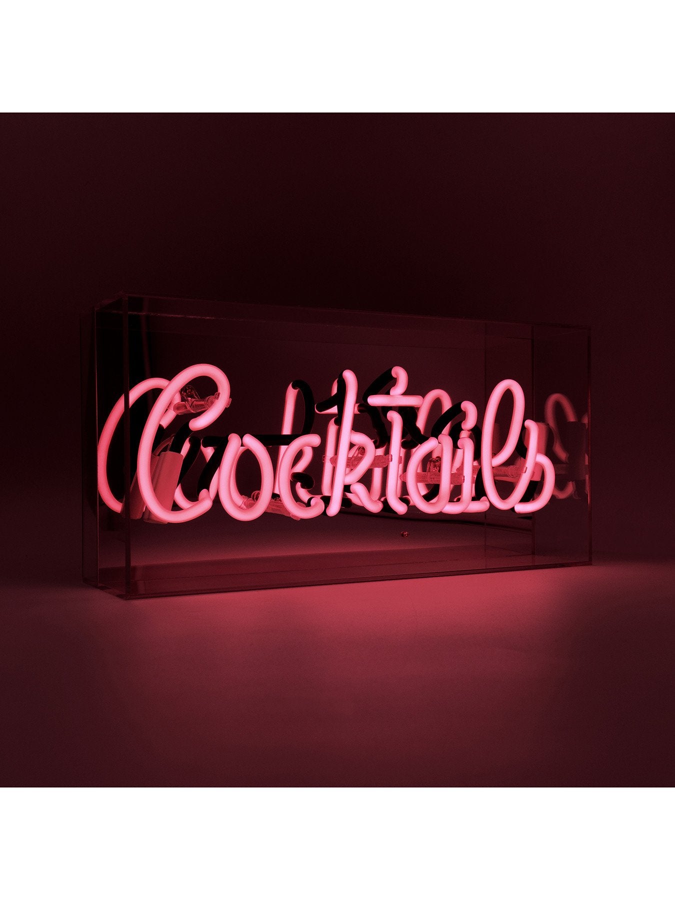 Acrylic Box Neon Cocktails