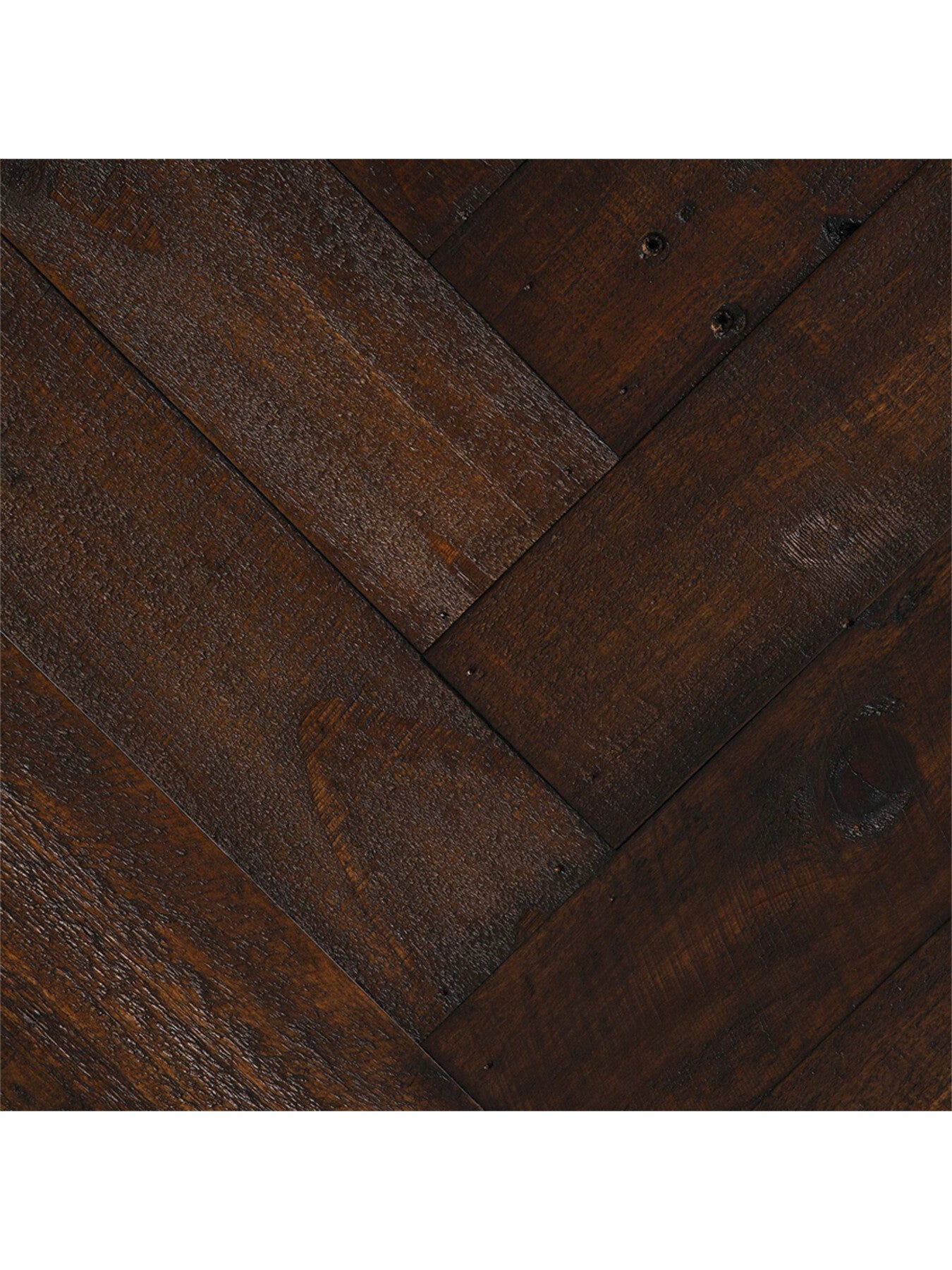 Elon Dark Herringbone Reclaimed Wood 3 Door Side