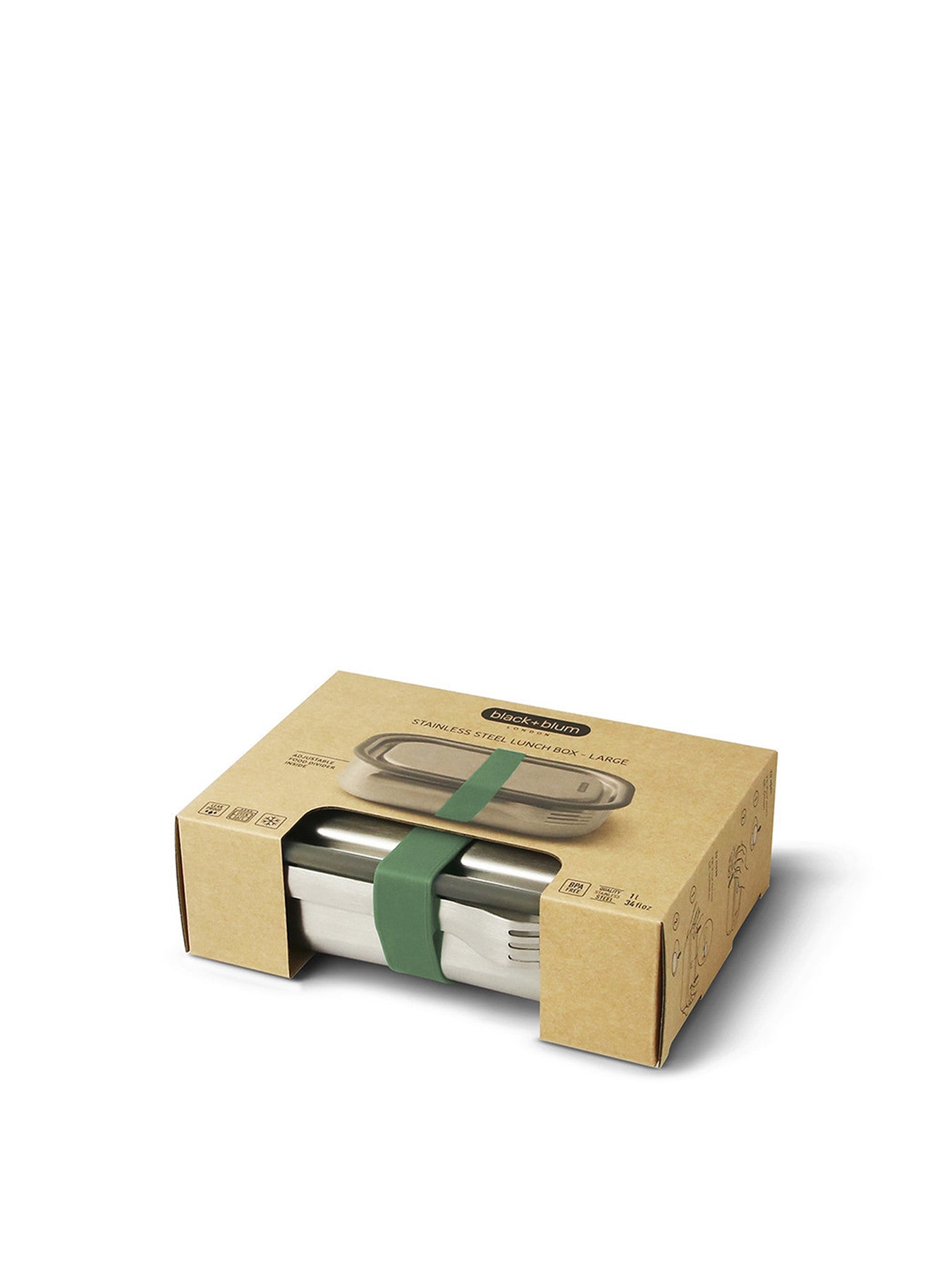 Stainless Steel Lunch Box 1l