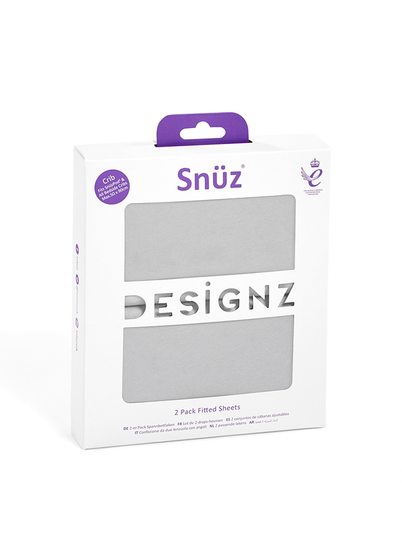 SnuzPod Fitted Sheet 2-Pack