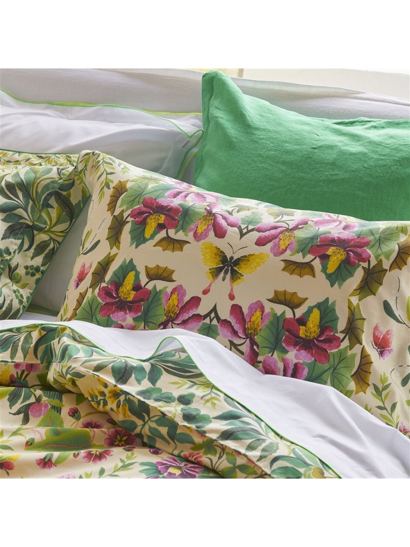 Ikebana Damask Pack of 2 Oxford Pillowcase