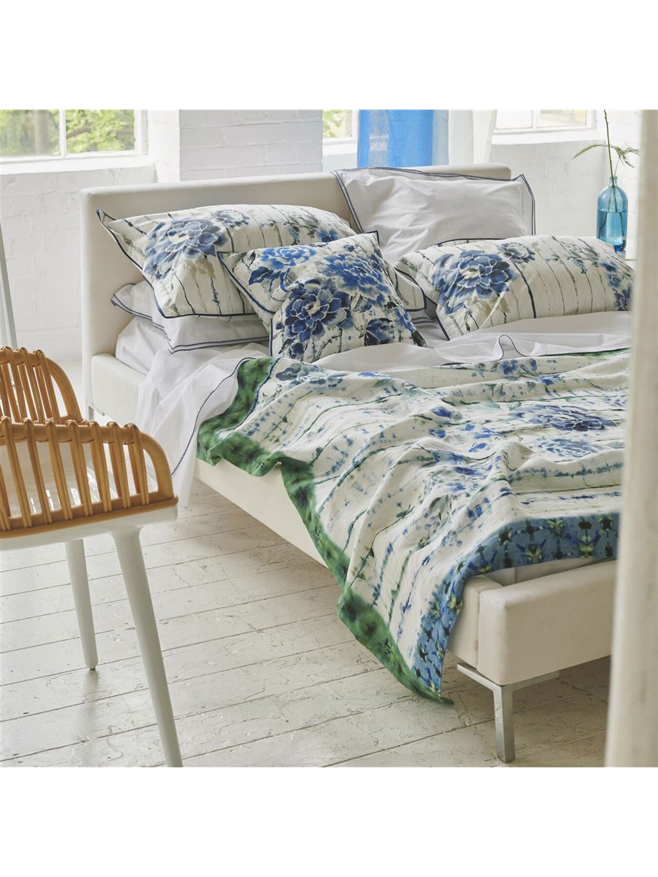 Kyoto Flower King Duvet Cover