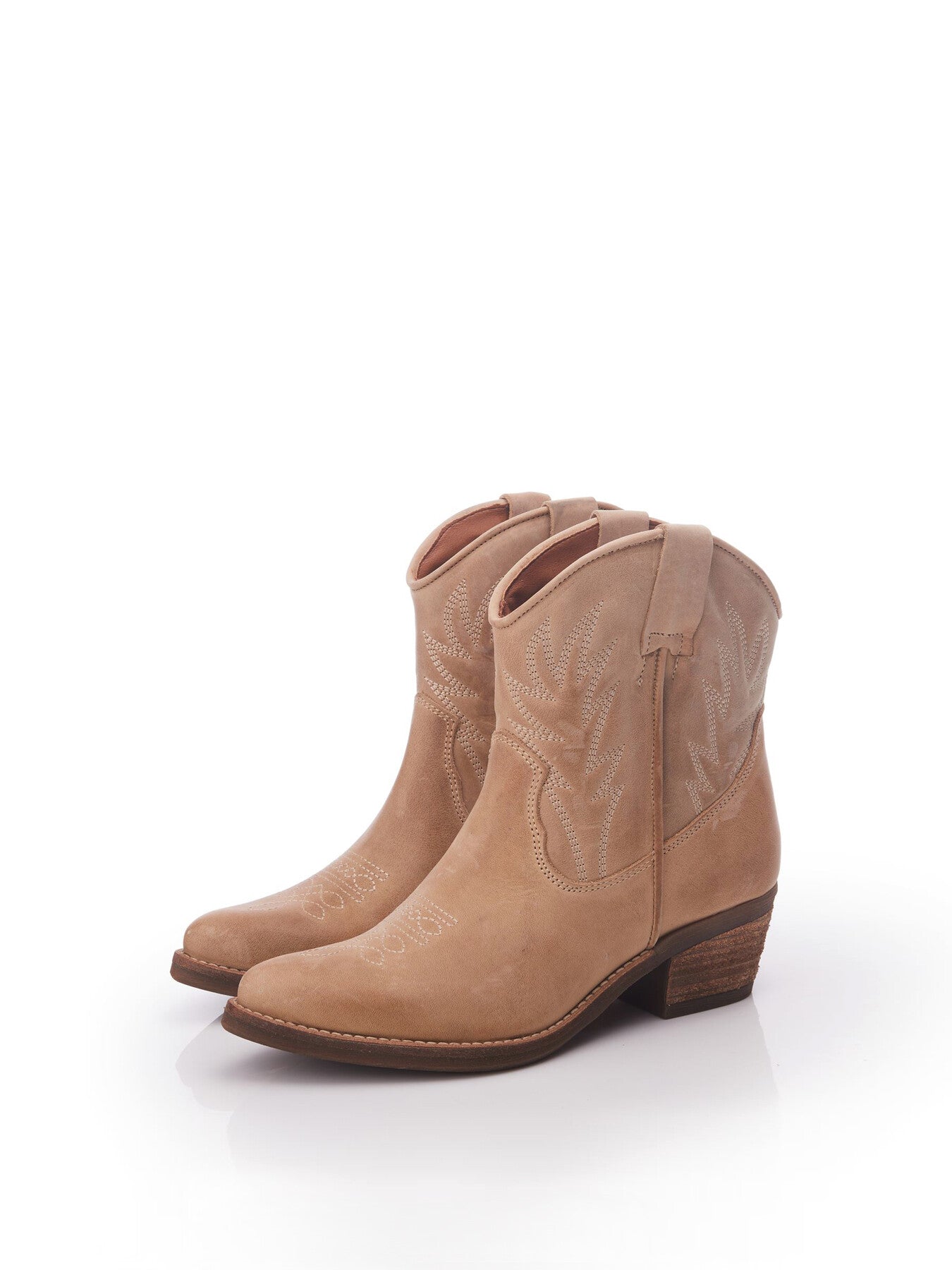 Bettsie Natural Leather Boots
