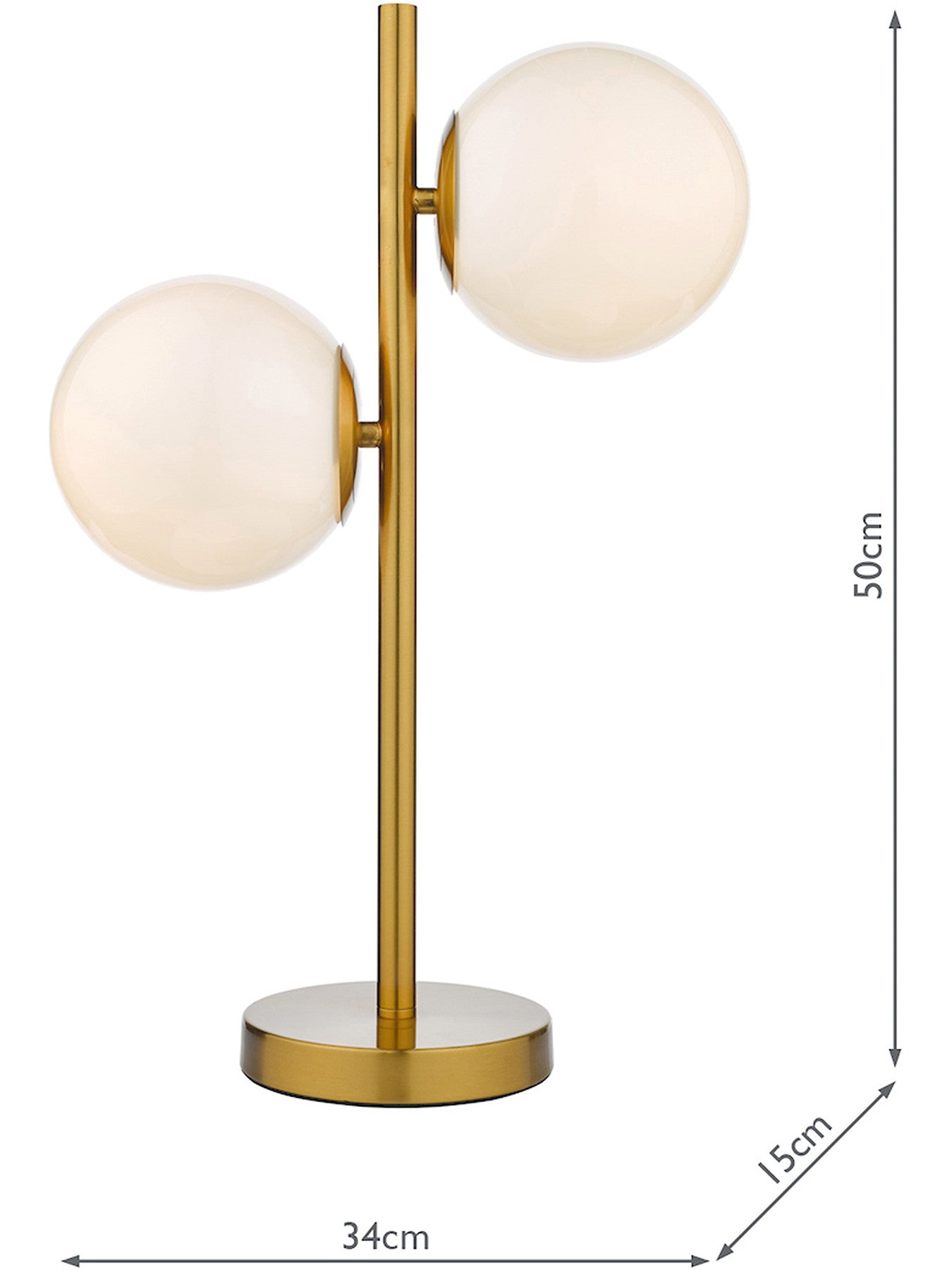 Bombazine 2 Light Table Lamp