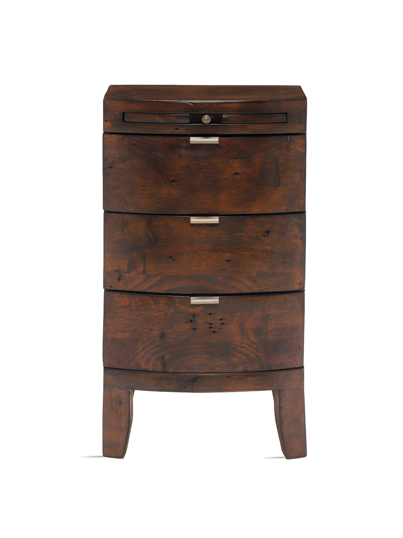 Navajos Reclaimed Wood 3 Drawer Bedside Table