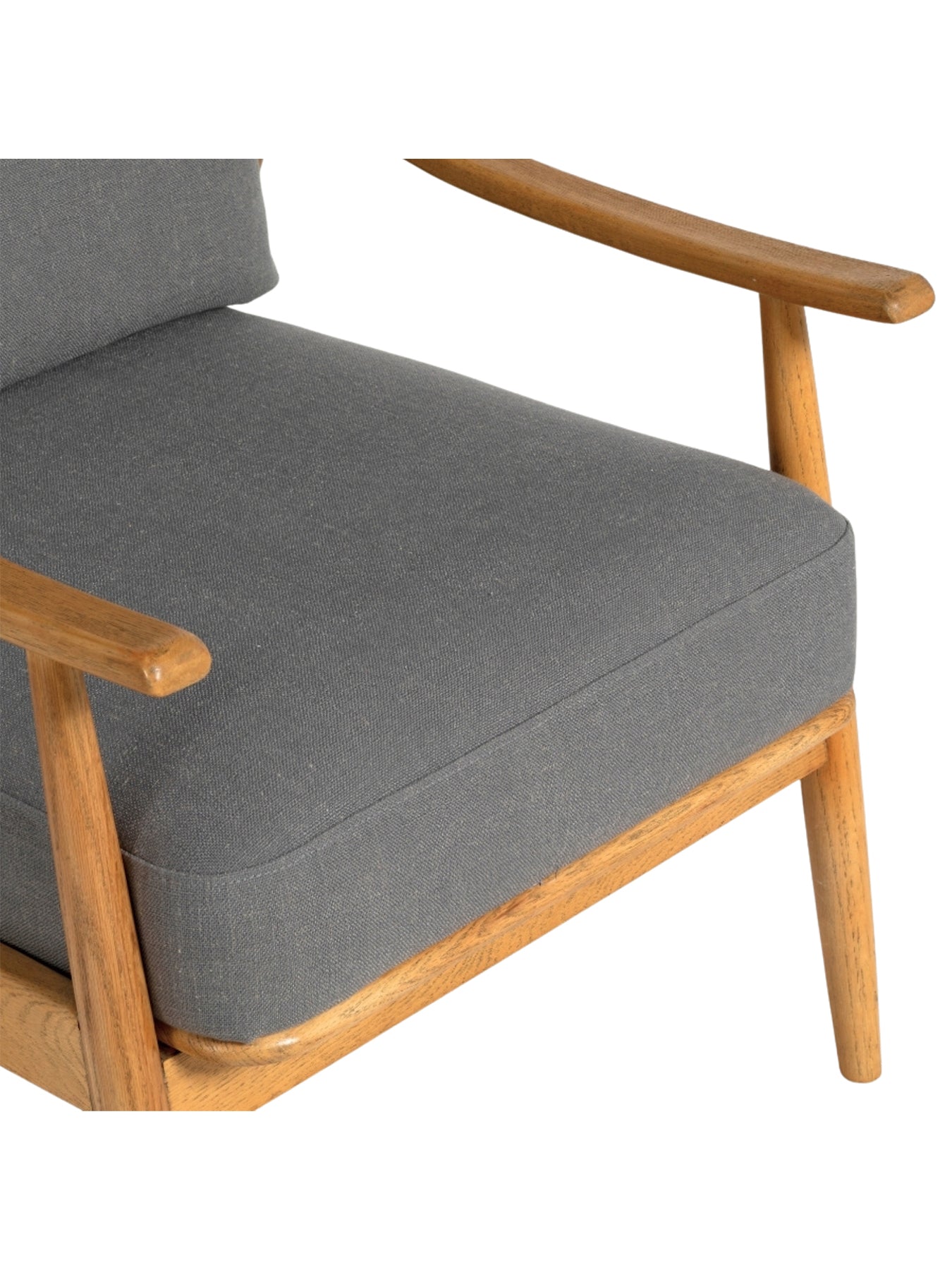 Runa Upholstered Armchair Grey