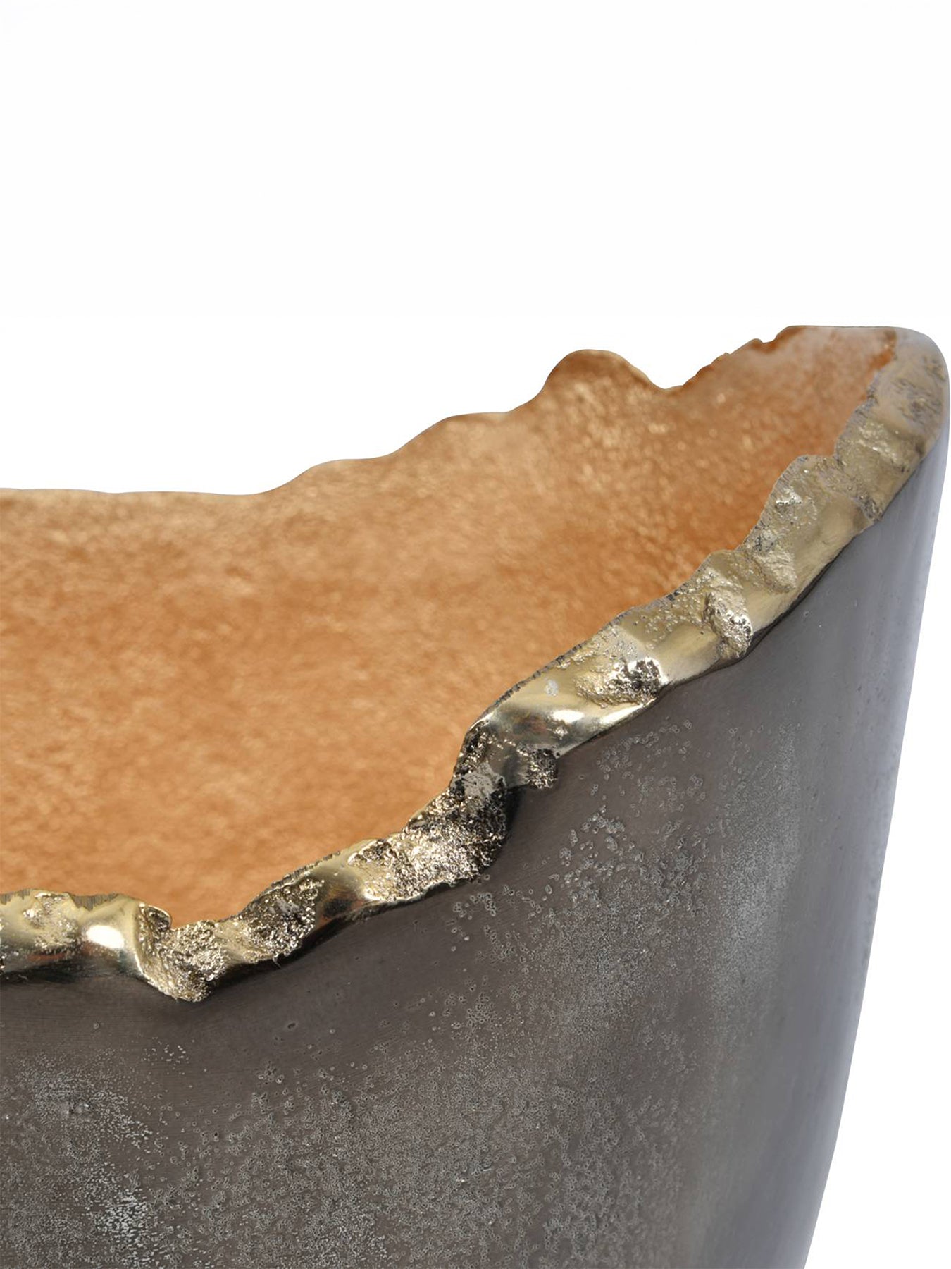 Merapi Lava Vase 27cm Gold