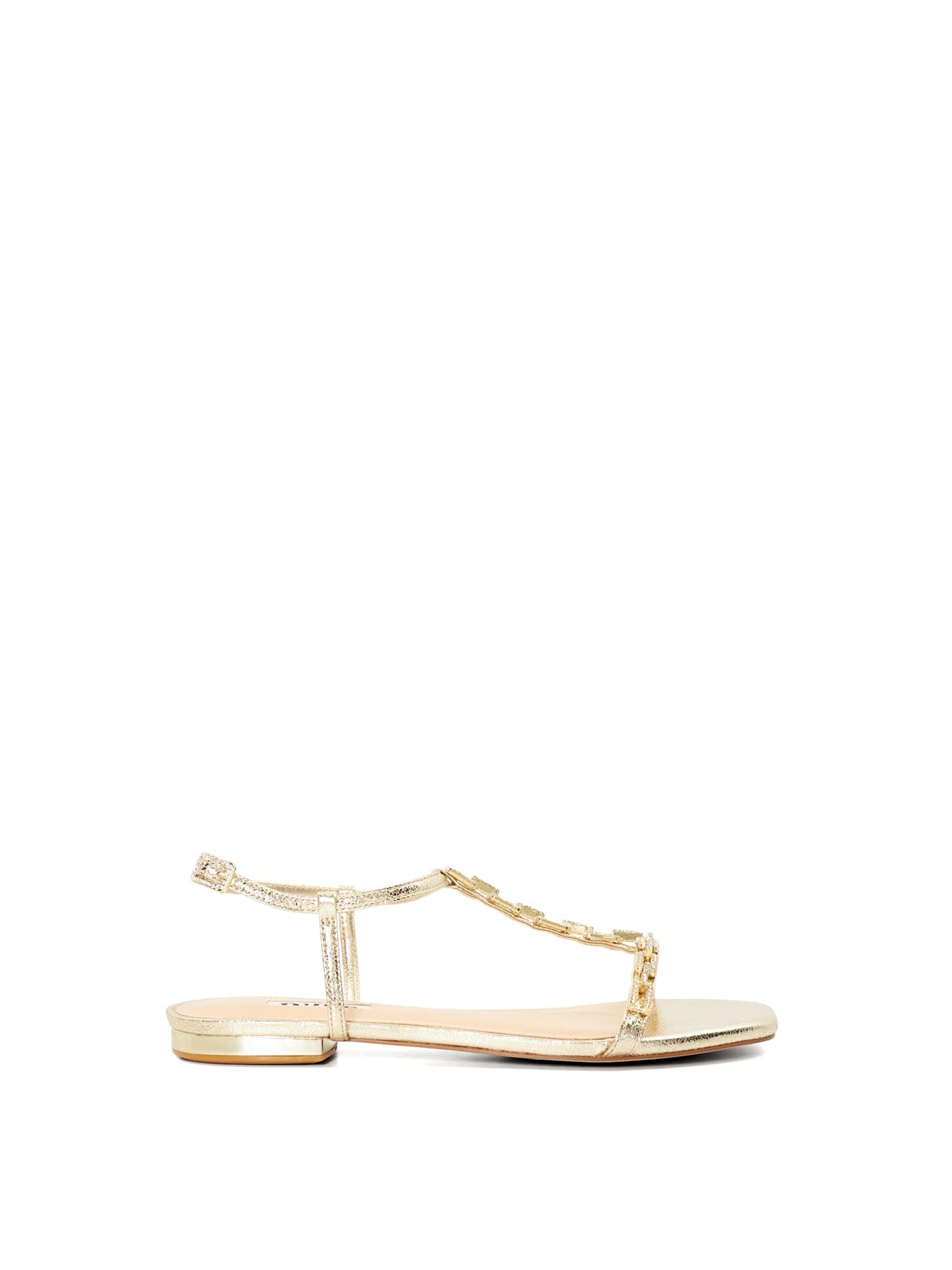 Nourish Heeled Sandals Gold