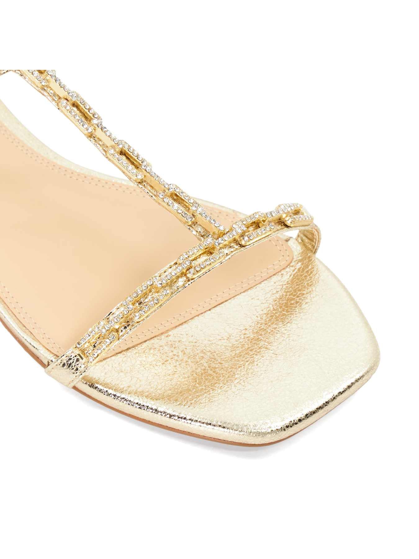 Nourish Heeled Sandals Gold