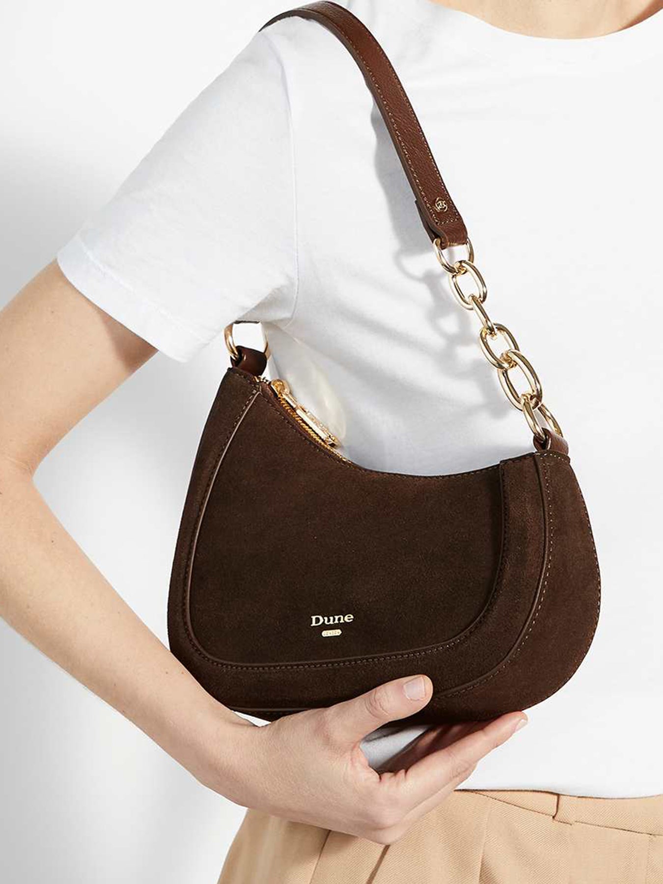 Direction Shoulder Bag Brown