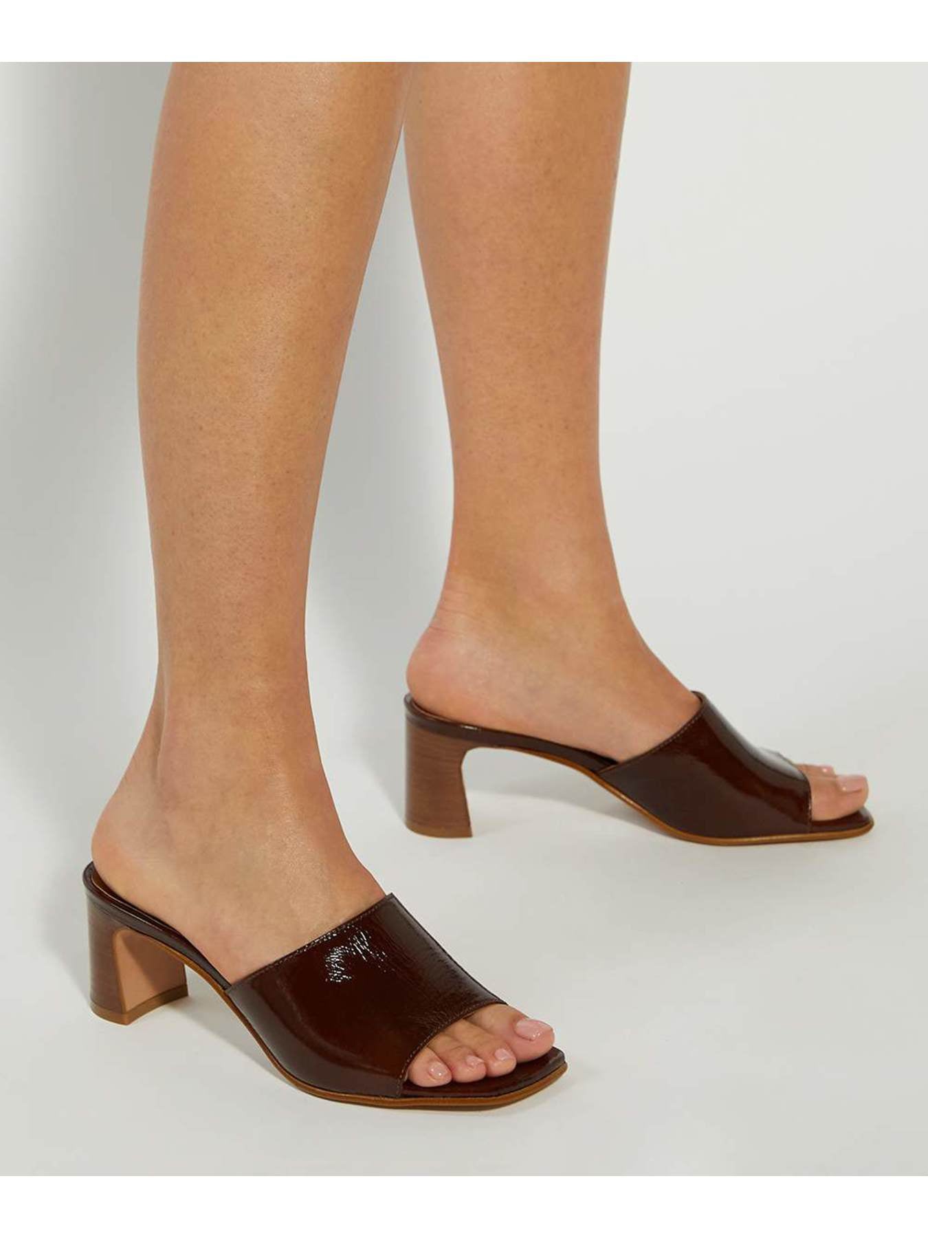 Jule Leather Ballet Flats Brown