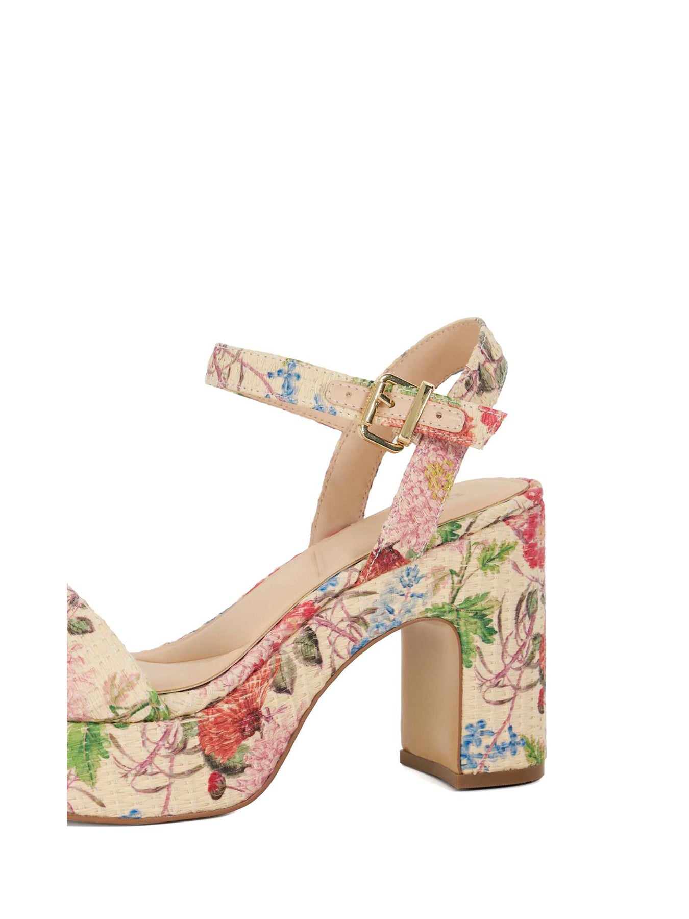 Monotone Heeled Sandals Multi