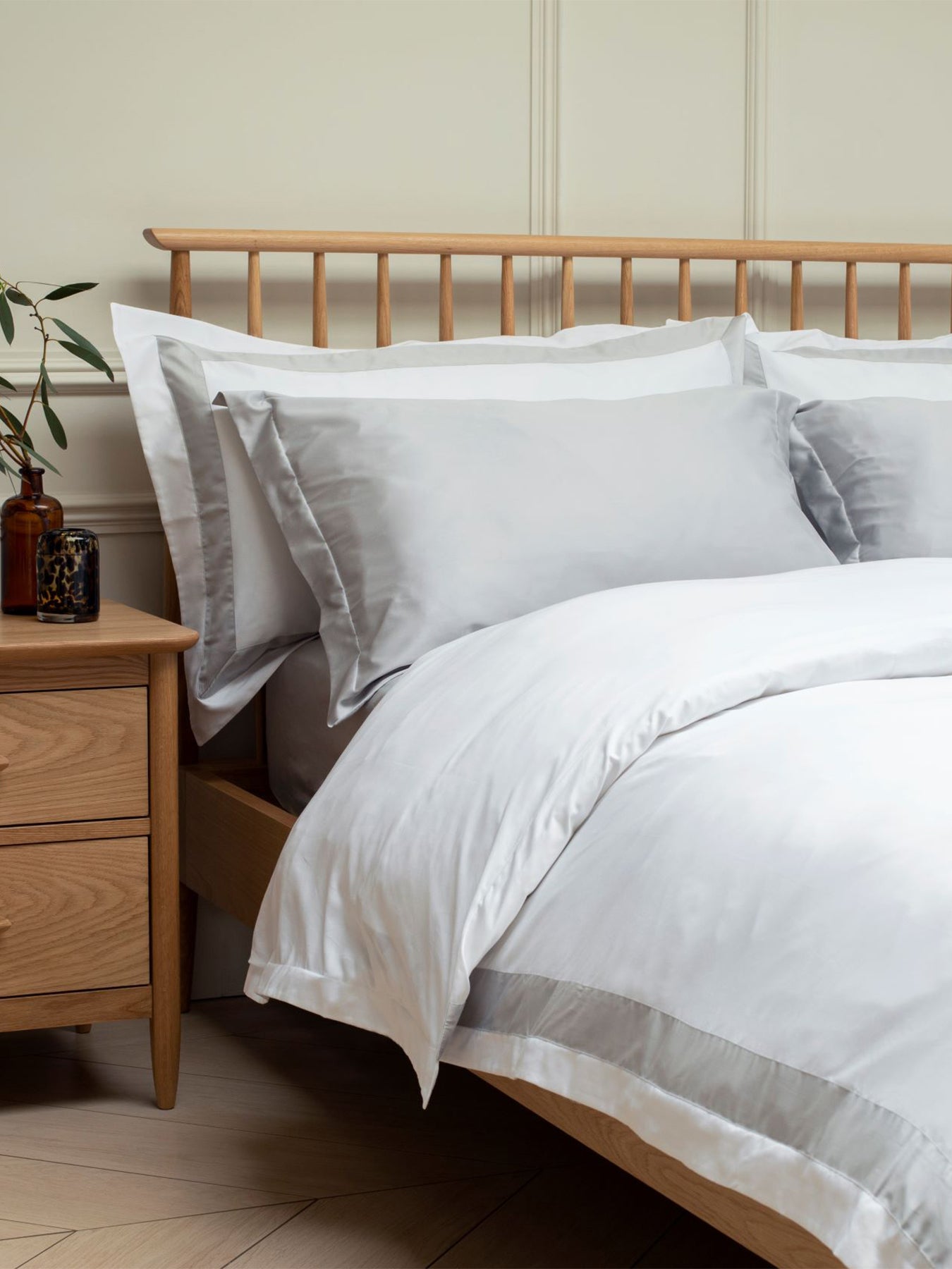 Eldon Fitted Sheet Double Grey