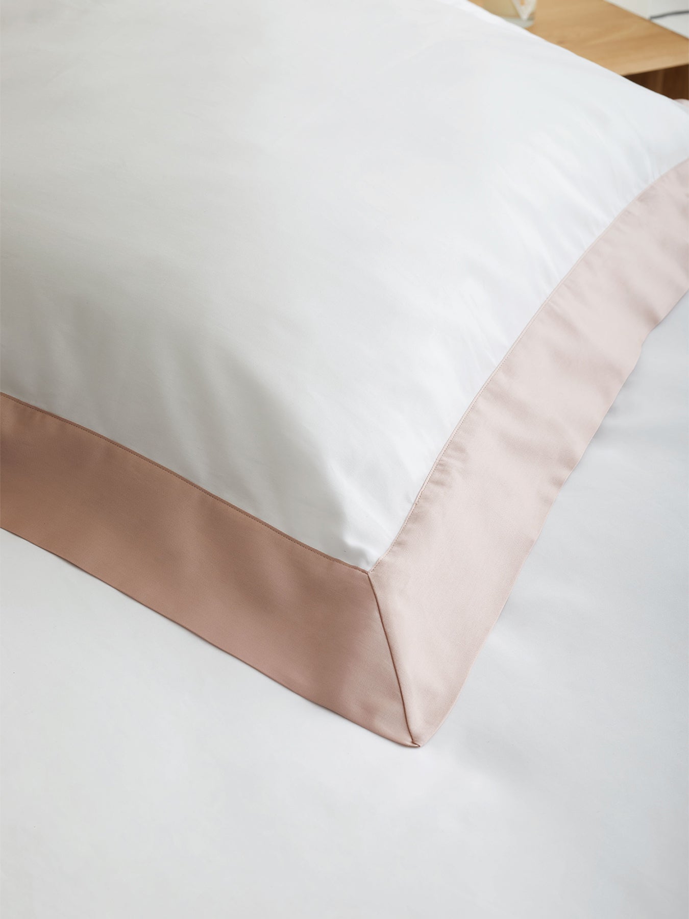 Tyne Collection Square Oxford Pillowcase Pink