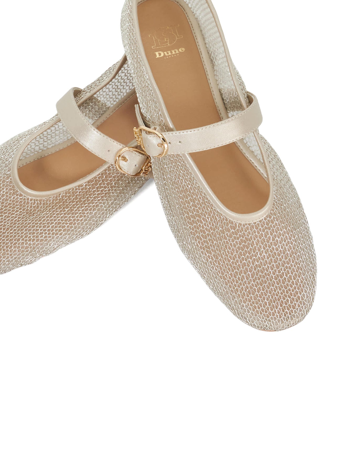 Headline Heeled Sandals Gold