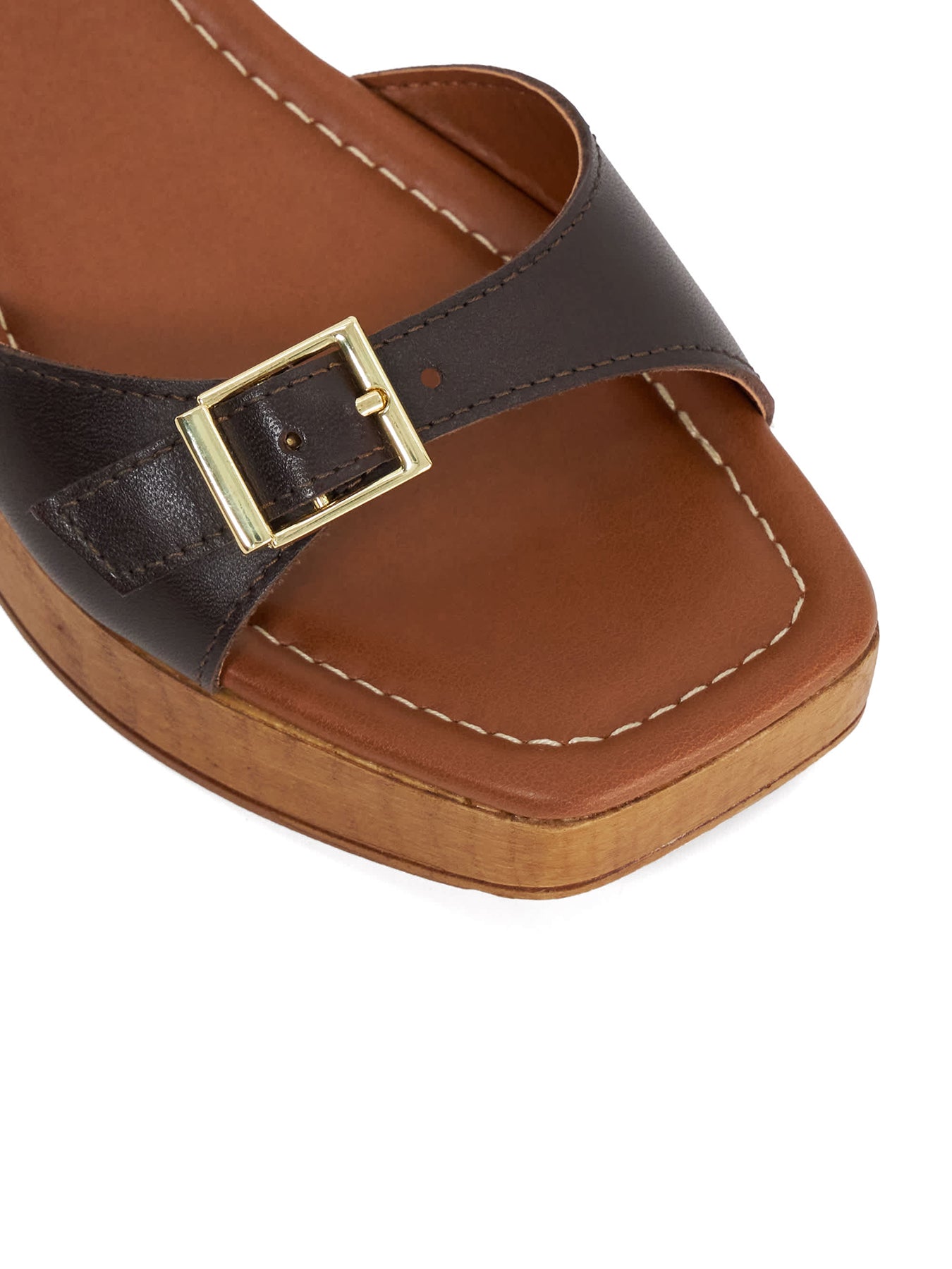 Jeane Heeled Sandals Brown