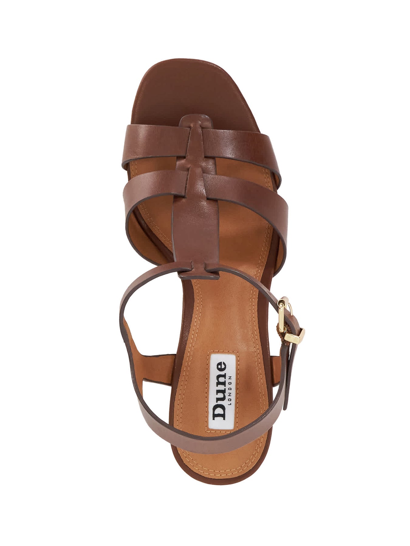 Kastro Heeled Sandals Brown