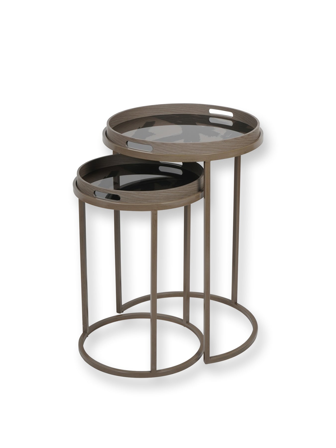 Impasto Brushstroke Side Tray Tables Multi