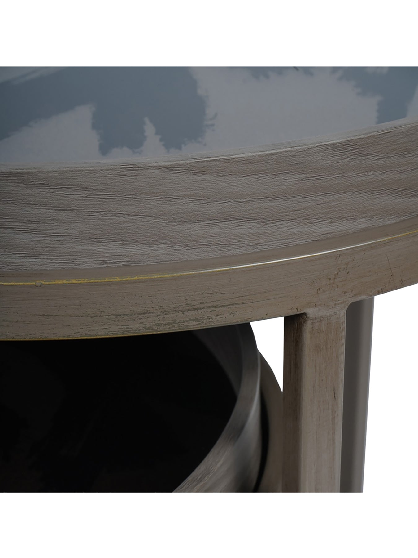 Impasto Brushstroke Side Tray Tables Multi