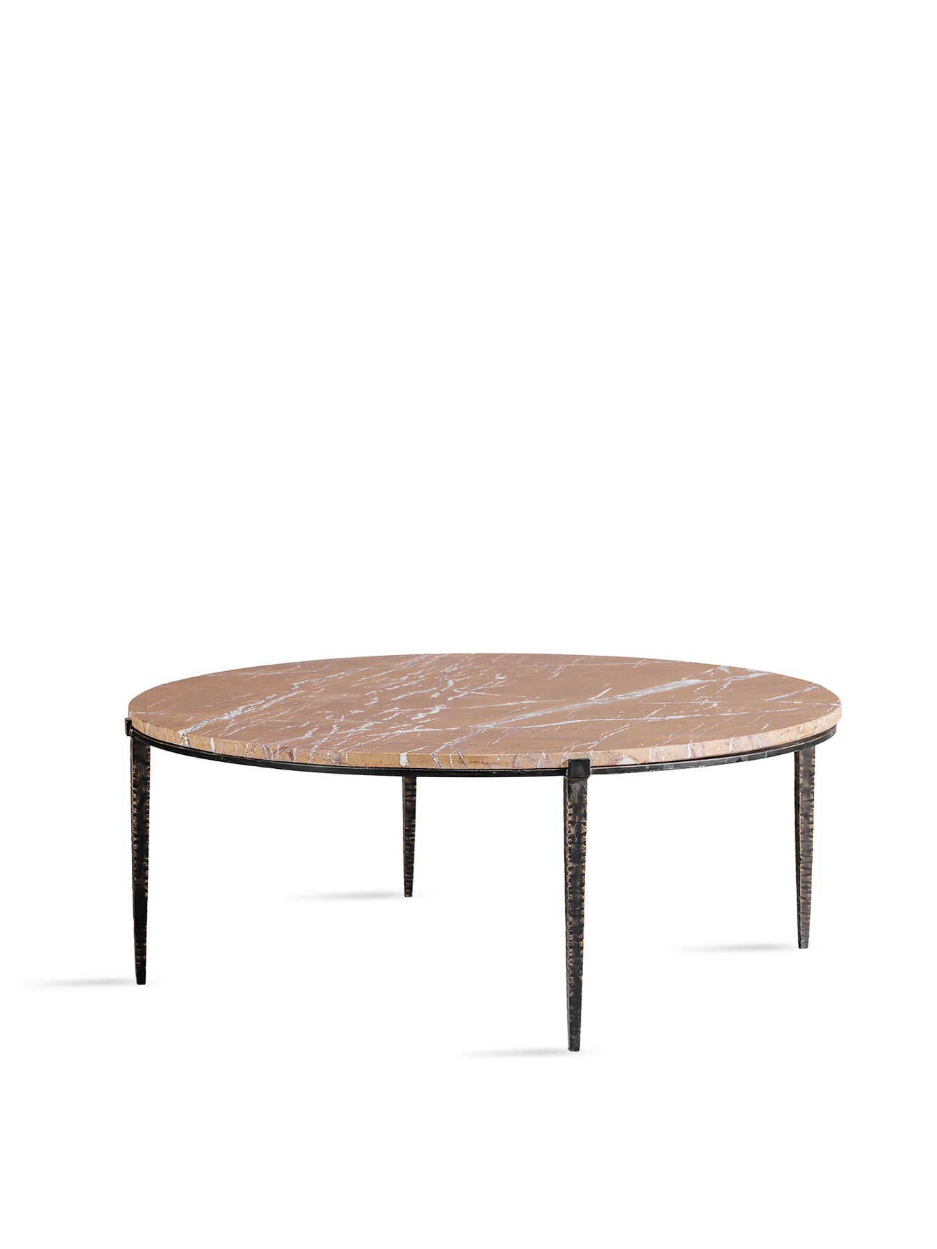 Leo Forest Brown Marble Coffee Table