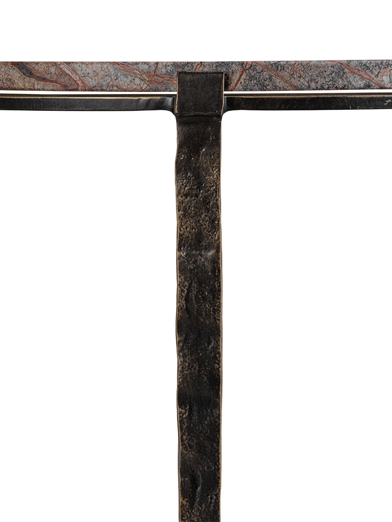 Leo Forest Brown Marble Coffee Table