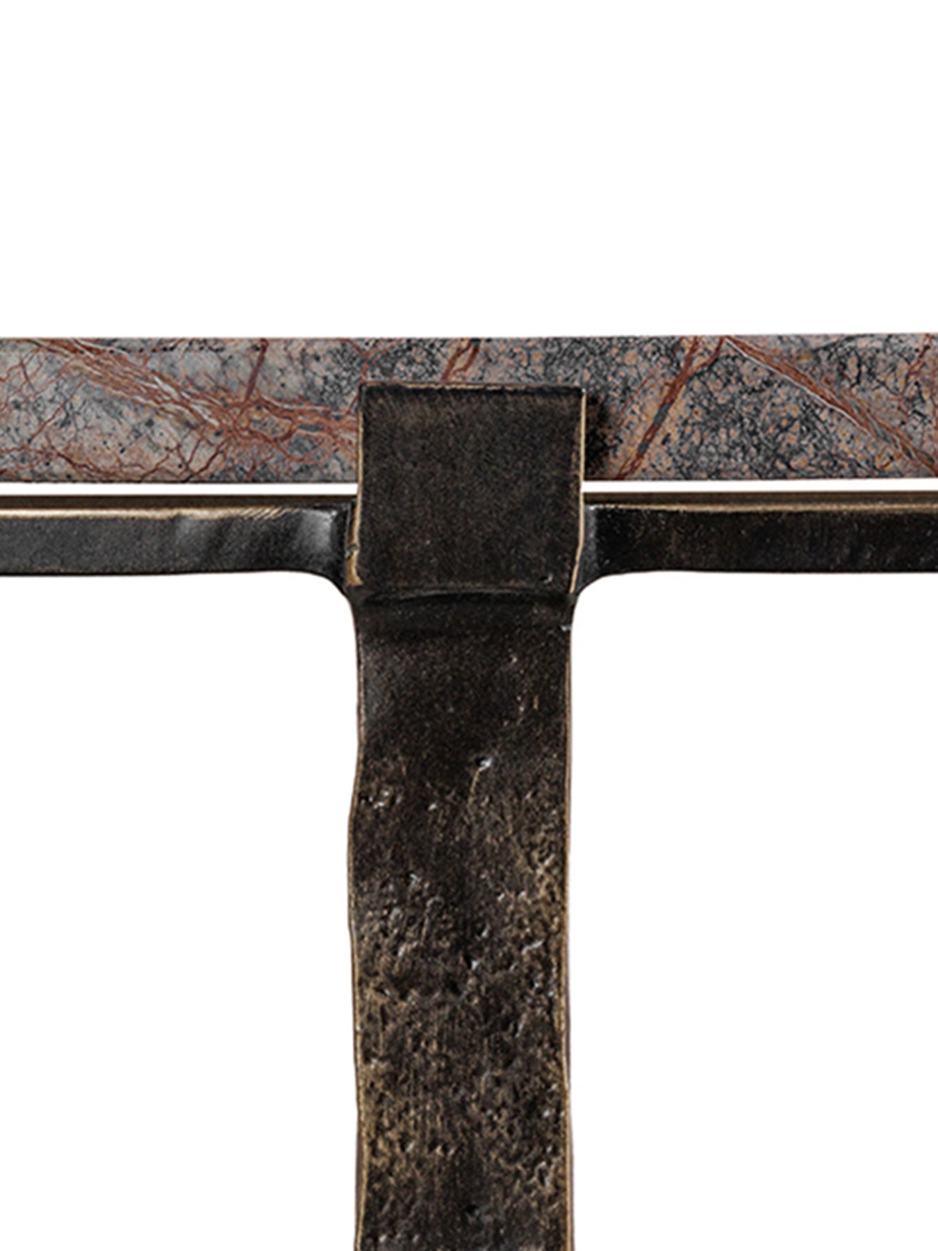 Leo Forest Brown Marble Coffee Table