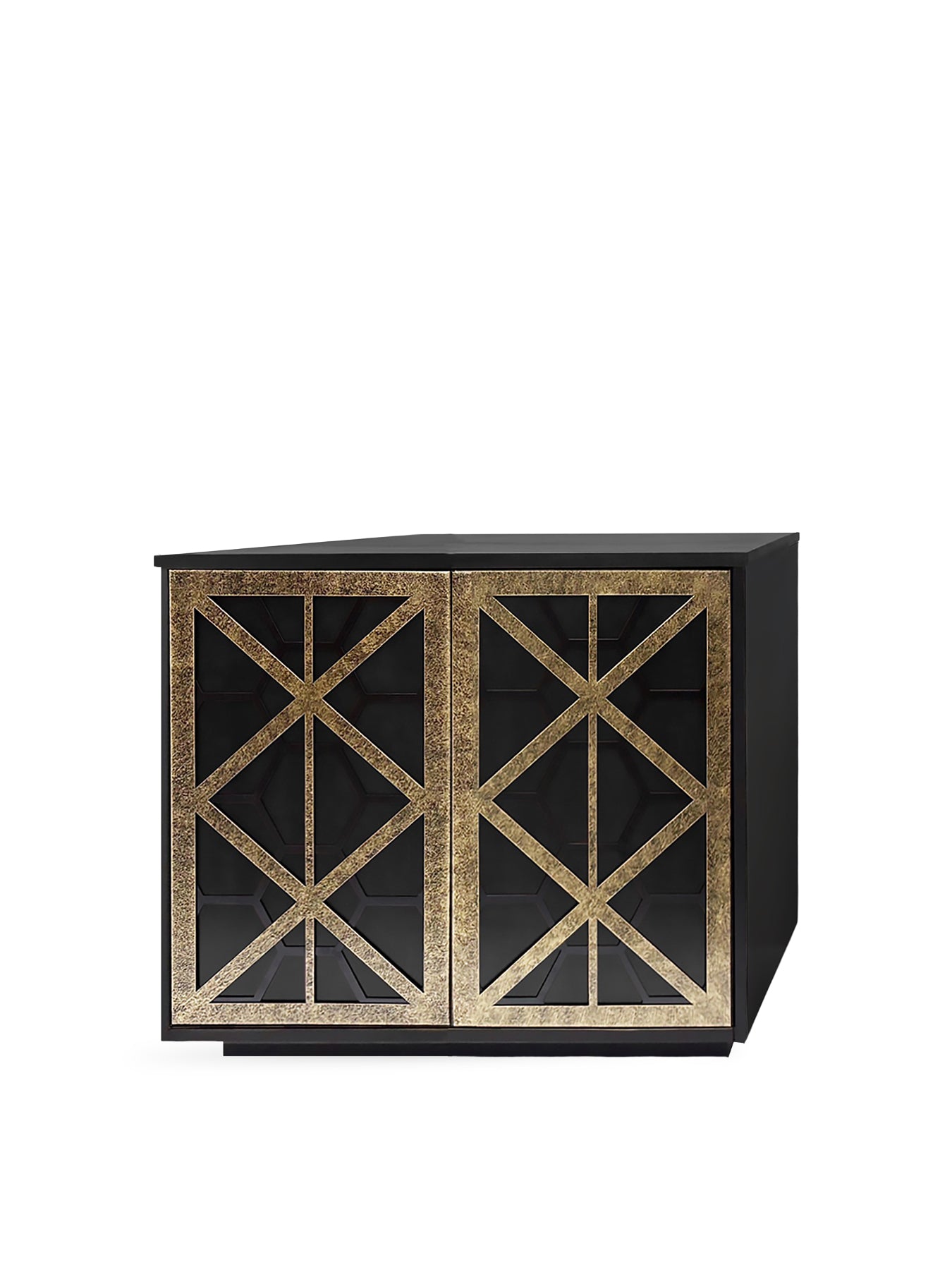 Reeno Fretwork 2 Door Cabinet