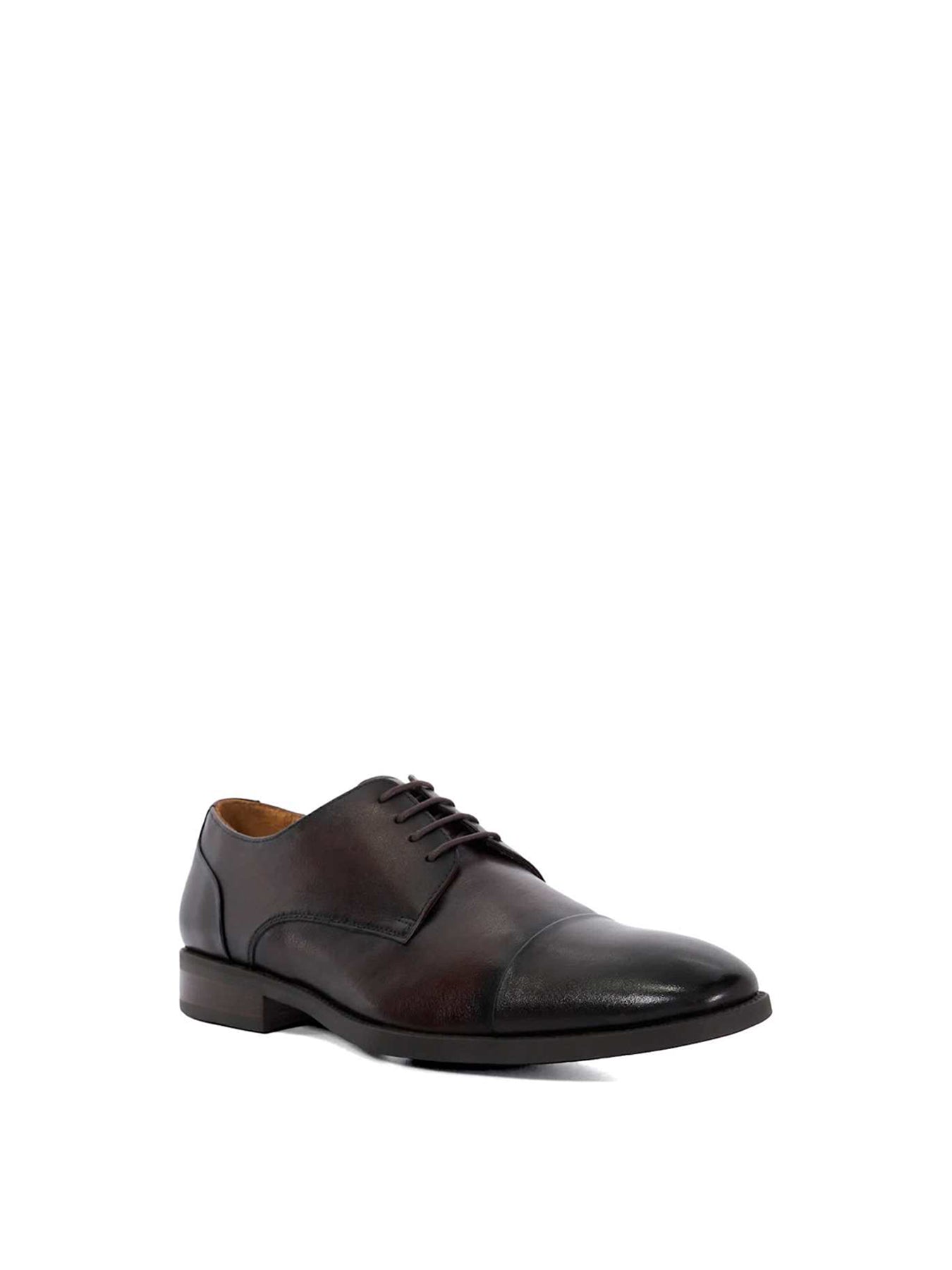 WF Suffix Leather Shoes Brown