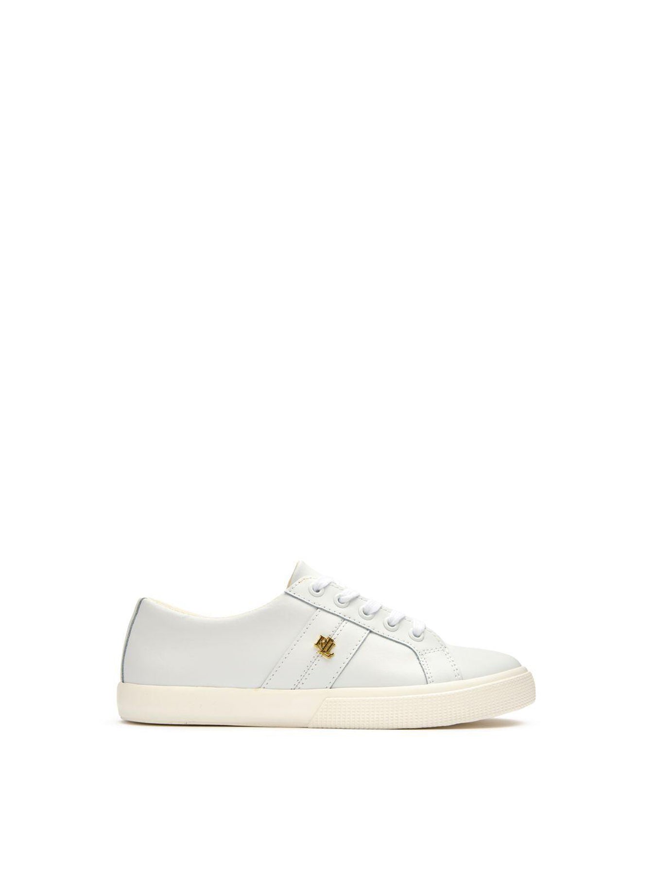 Janson Lace-Up Trainers White