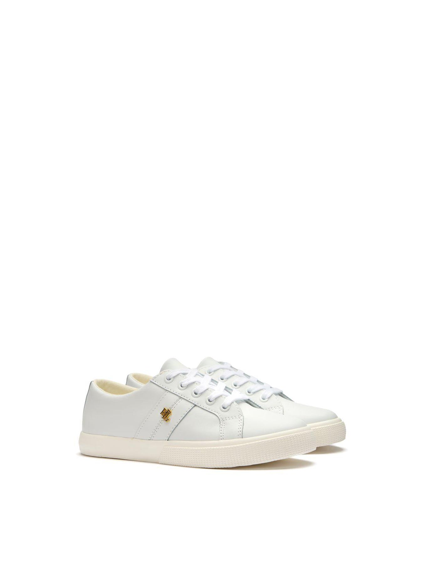 Janson Lace-Up Trainers White