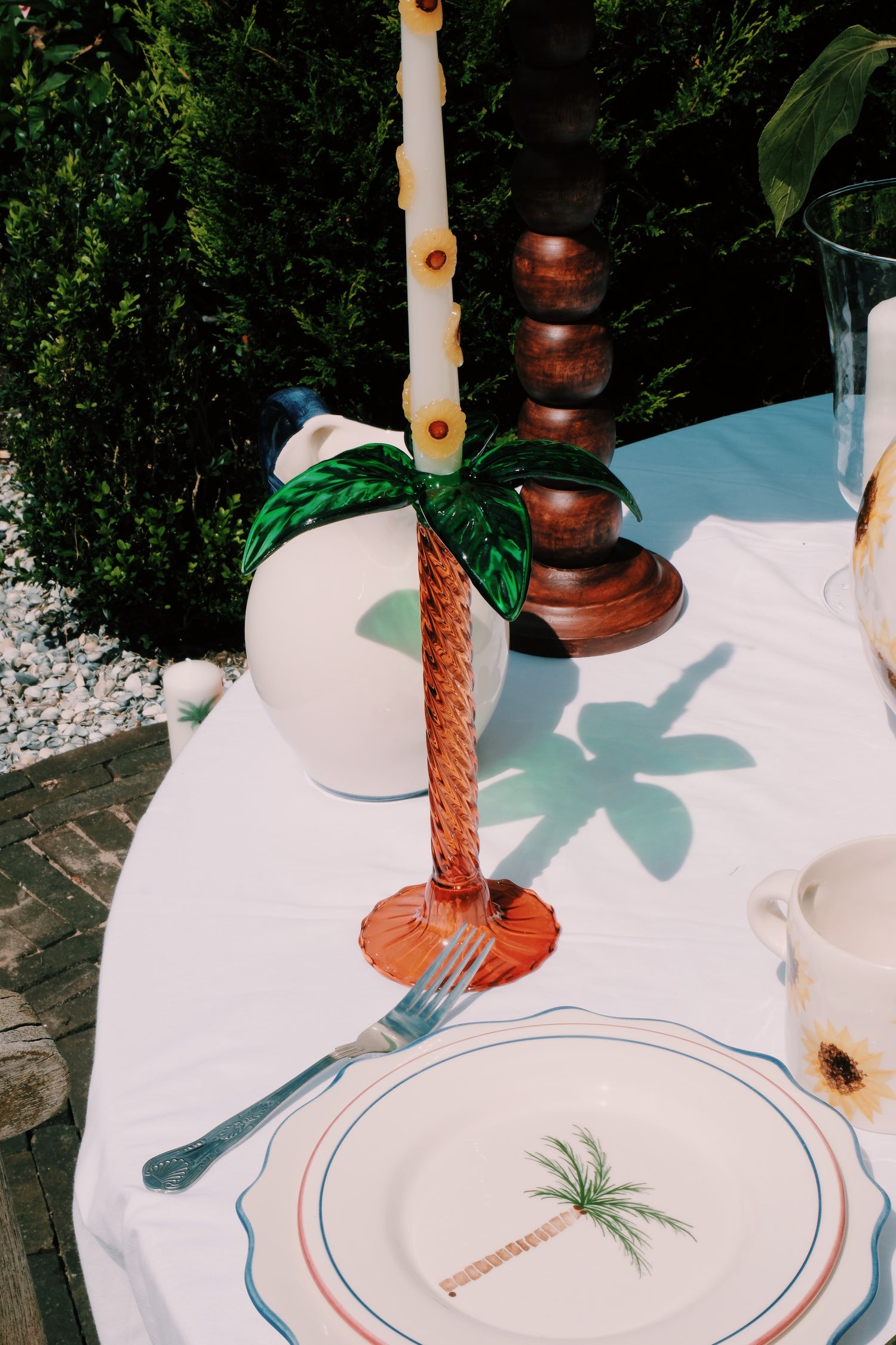 Palm Tree Breakfast Plate