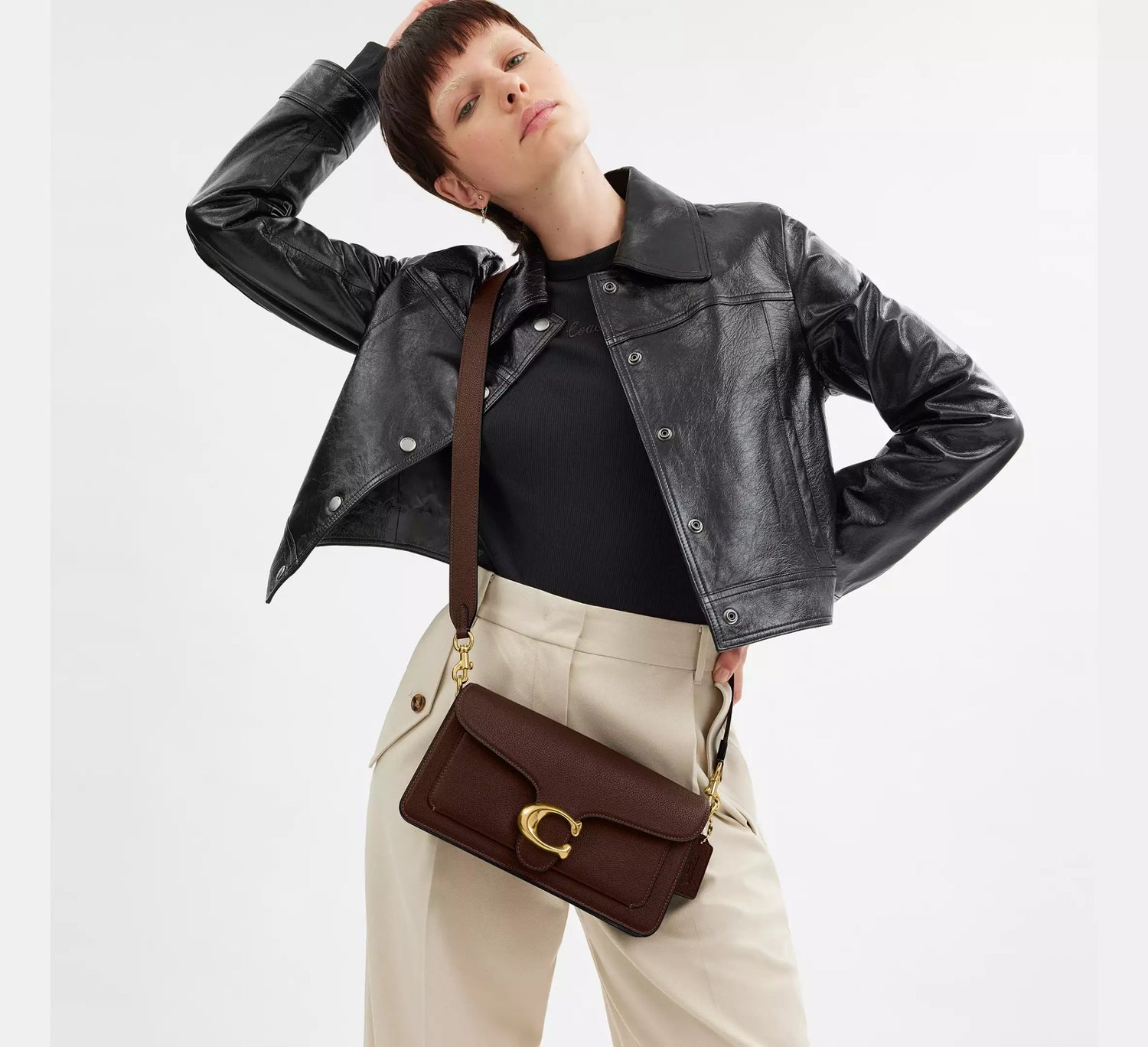 Tabby Leather Shoulder Bag 26