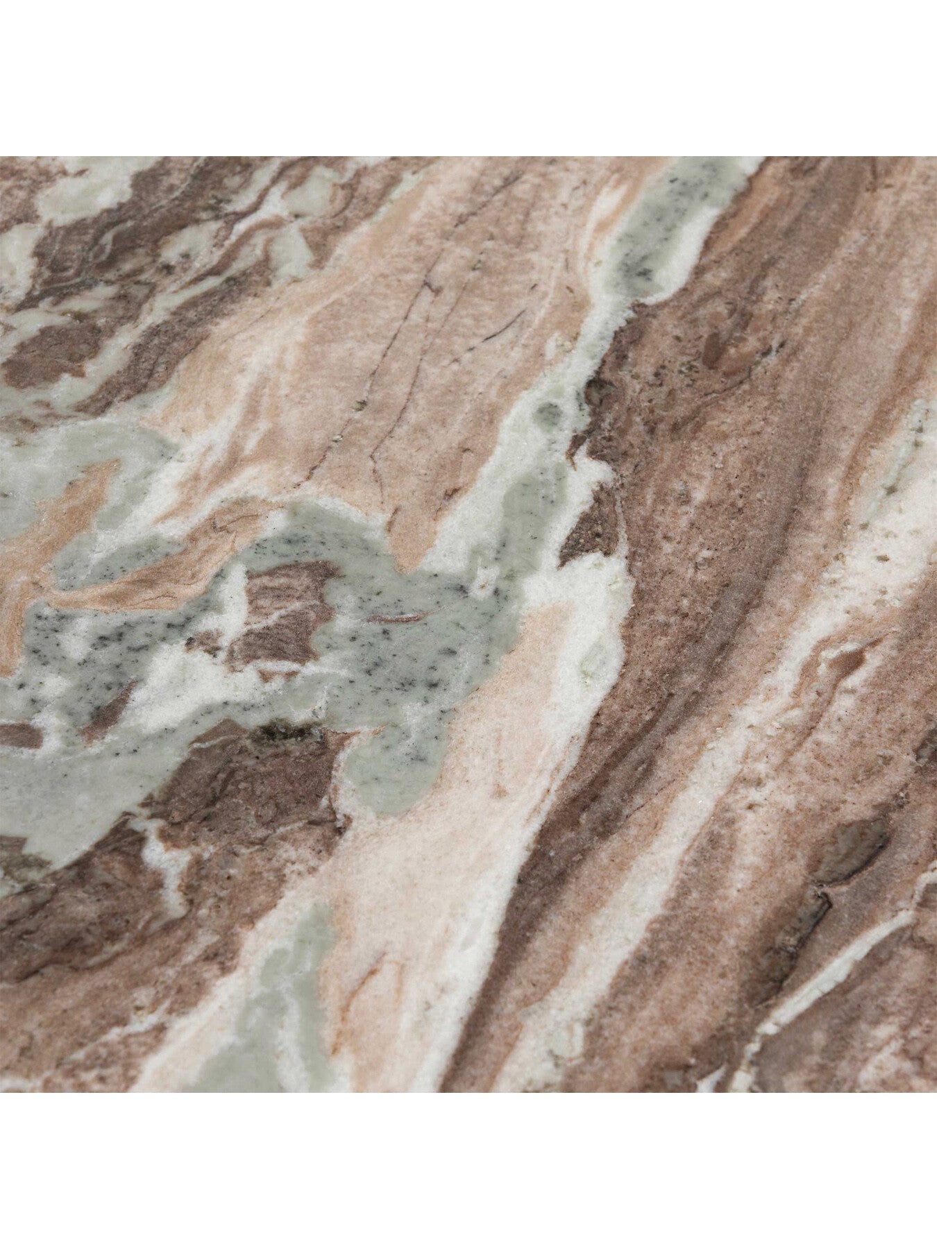 Gion Marble With Wave Metal Body 3 Door Tv Unit