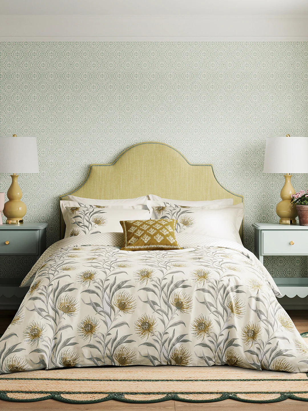National Trust Catherinae Collection with Matching Pillowcase