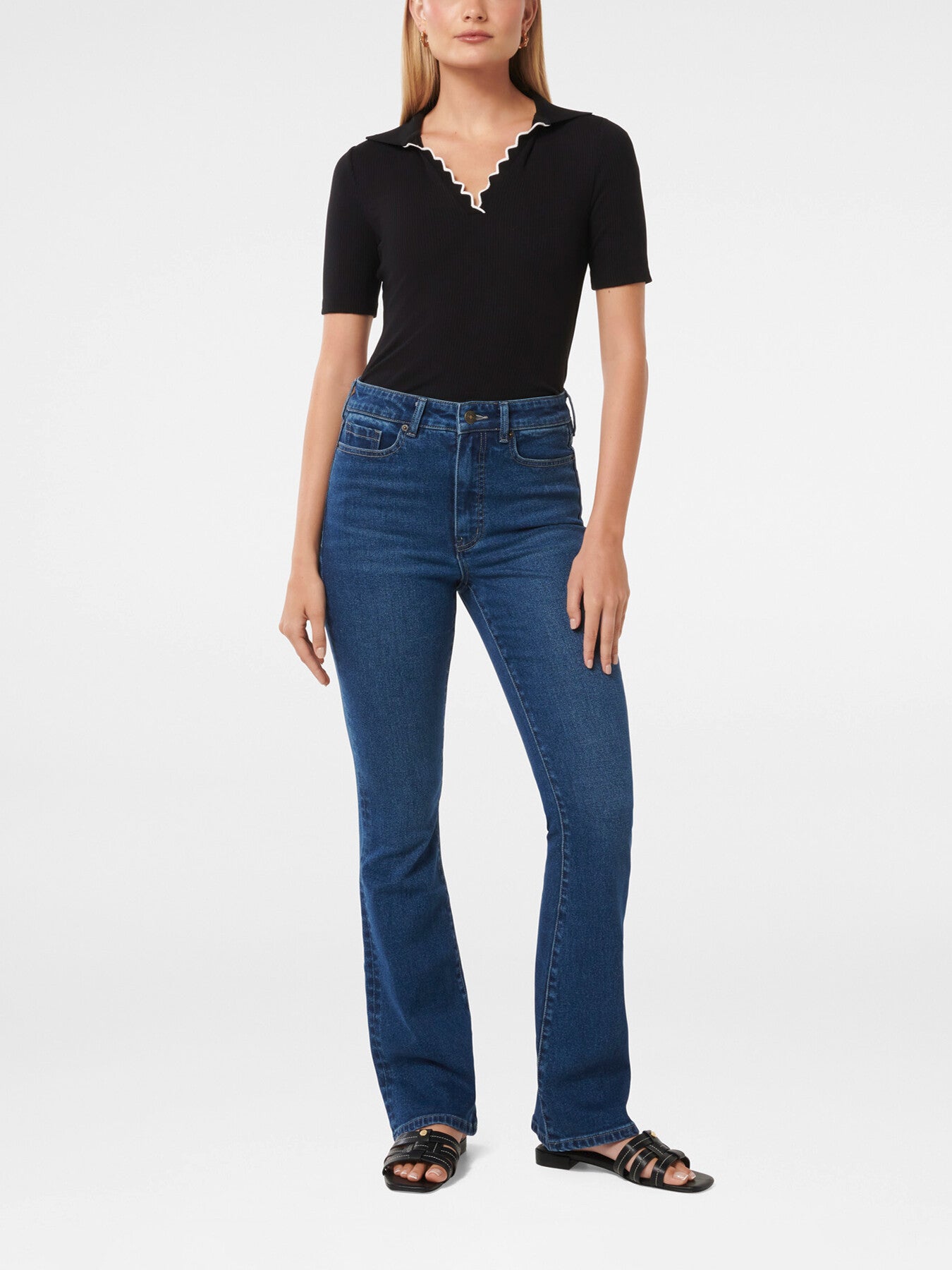 Phoebe Skinny Flared Leg Jeans