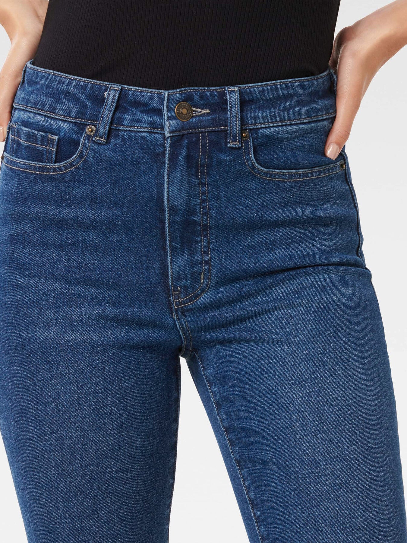 Phoebe Skinny Flared Leg Jeans