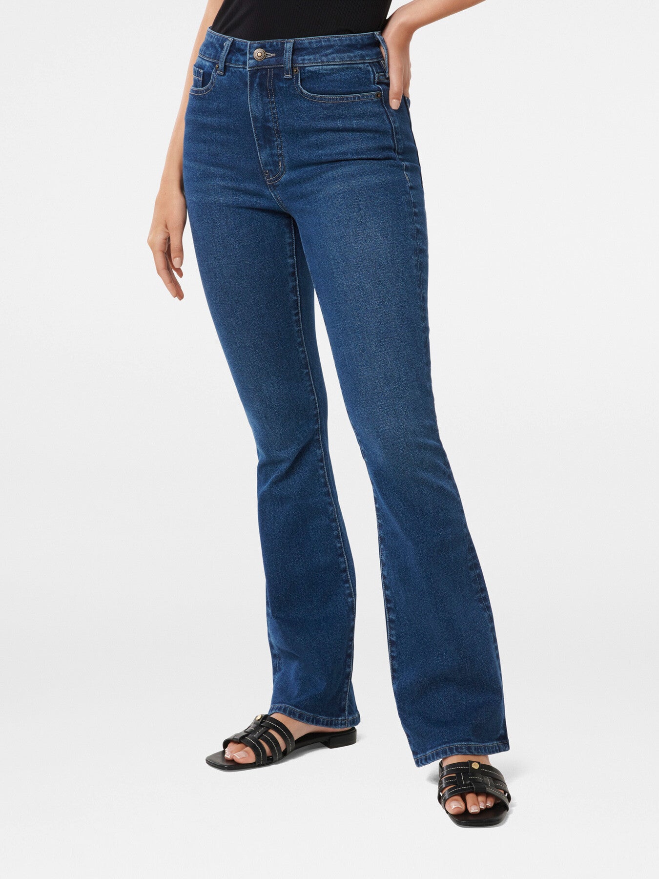 Phoebe Skinny Flared Leg Jeans