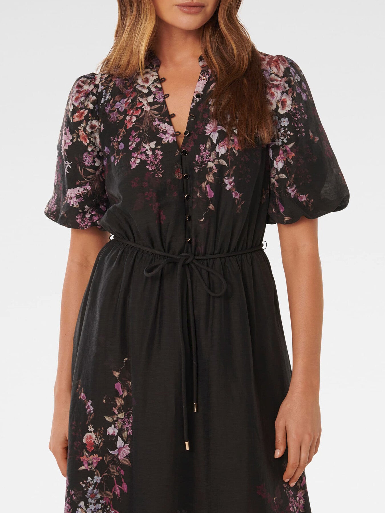 Adele Printed Midi Dress